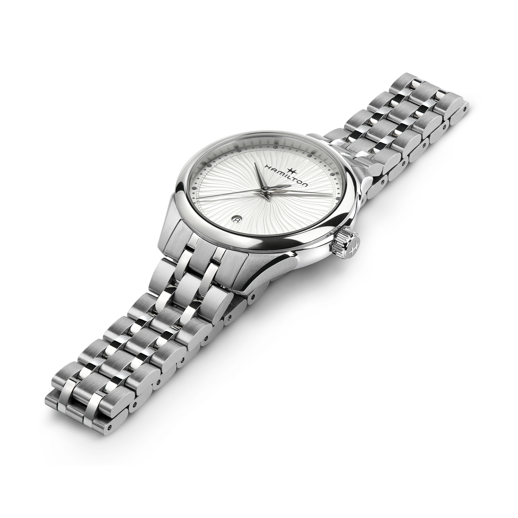 Hamilton Jazzmaster Lady Quartz White Dial 30mm Image 3 La Mine d'Or Moncton, NB