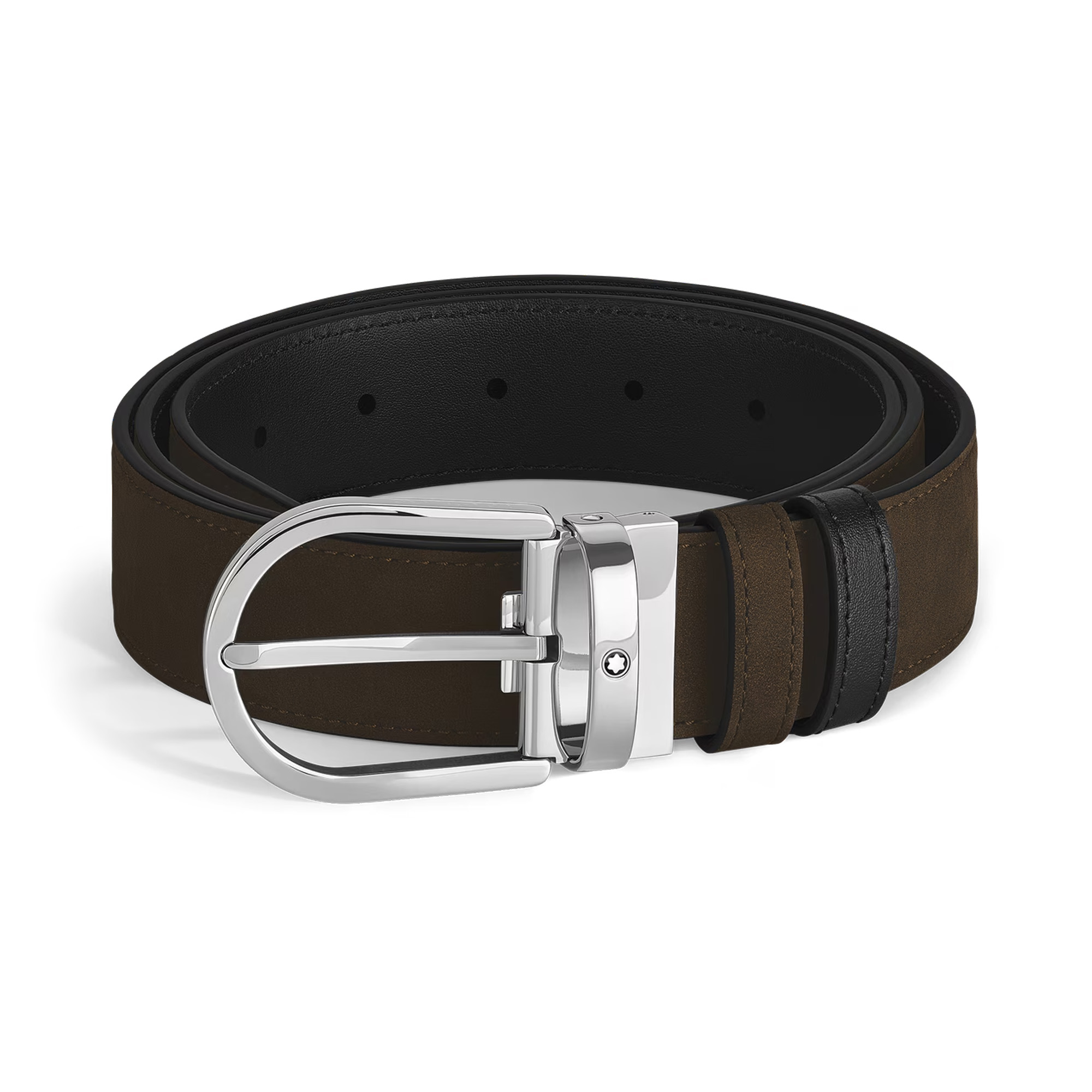 Montblanc Horseshoe 35mm Reversible Suede Leather Belt La Mine d'Or Moncton, NB