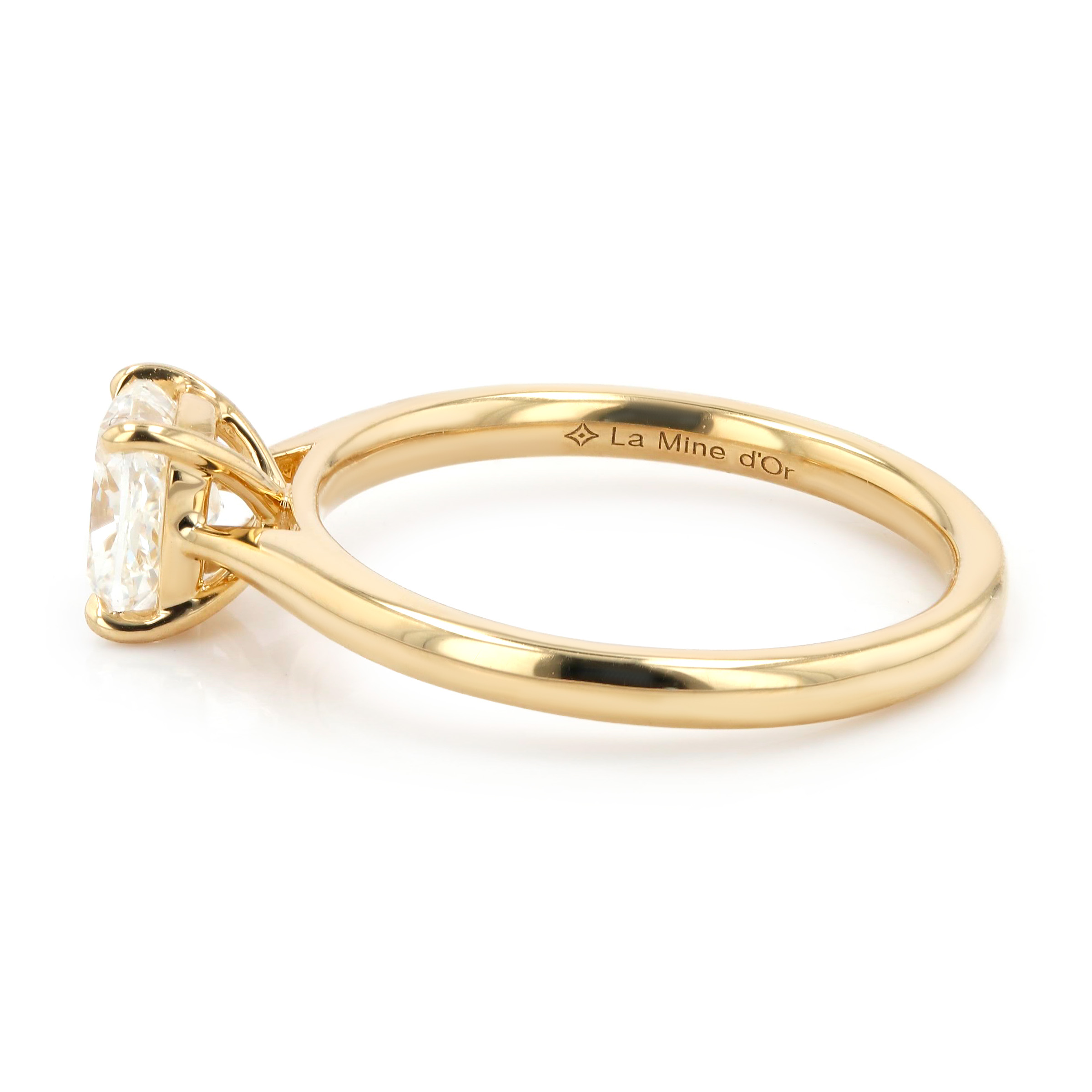 0.97ct Rio Cushion Diamond Solitaire Engagement Ring Image 2 La Mine d'Or Moncton, NB
