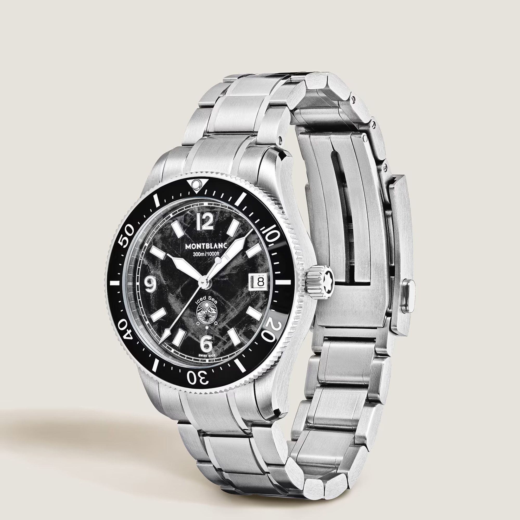 Montblanc Iced Sea Automatic Date 0 Oxygen Black Dial Image 2 La Mine d'Or Moncton, NB