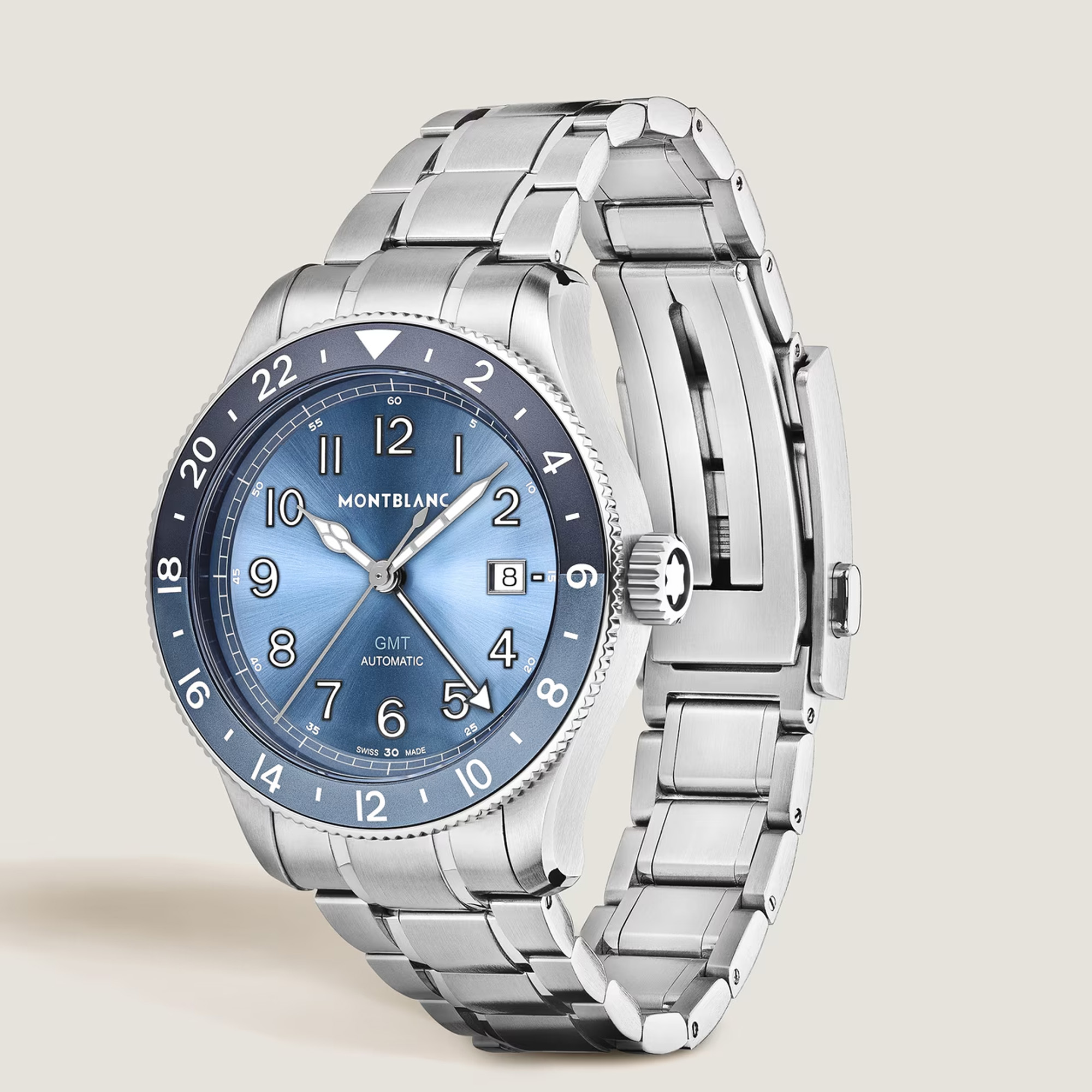 Montblanc 1858 GMT 0 Oxygen Automatic Blue Dial Image 2 La Mine d'Or Moncton, NB