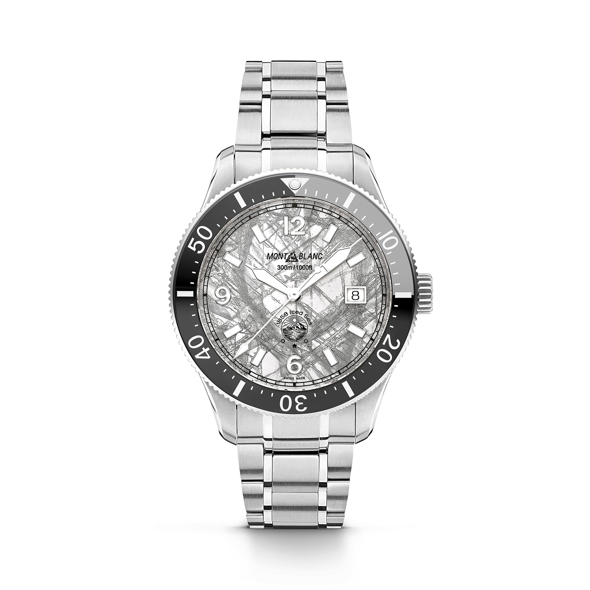 Montblanc 1858 Iced Sea Automatic Date Grey Dial 41mm La Mine d'Or Moncton, NB