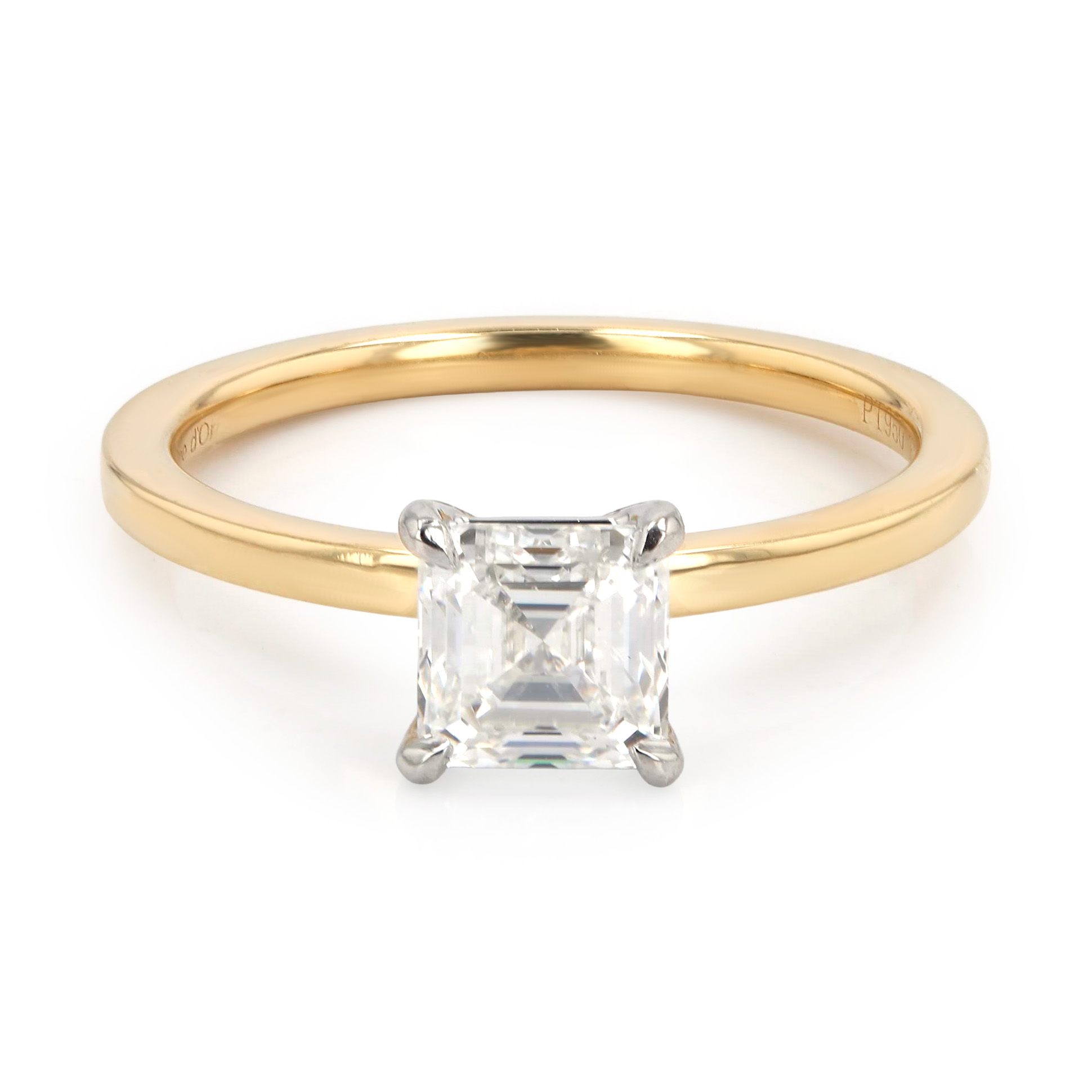 1.01ct Victoria Asscher Diamond Solitaire Engagement Ring La Mine d'Or Moncton, NB