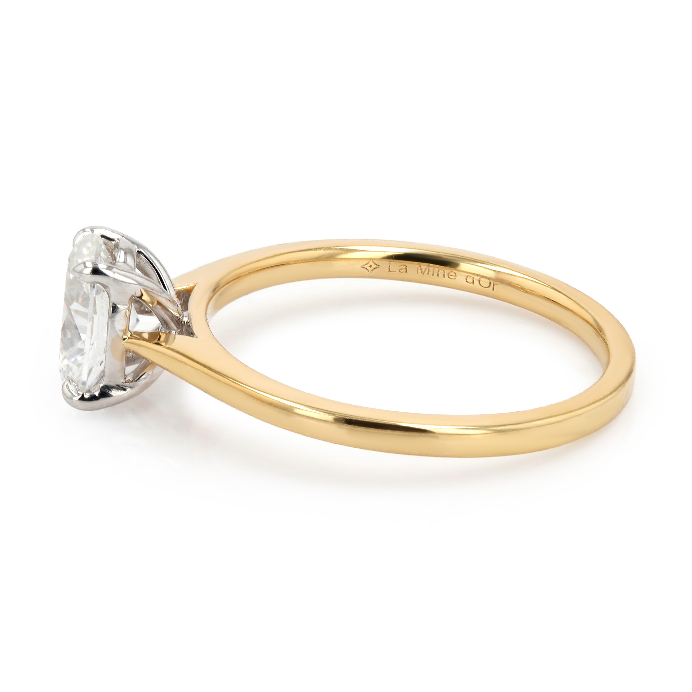 0.90ct Rio Oval Diamond Solitaire Engagement Ring Image 2 La Mine d'Or Moncton, NB