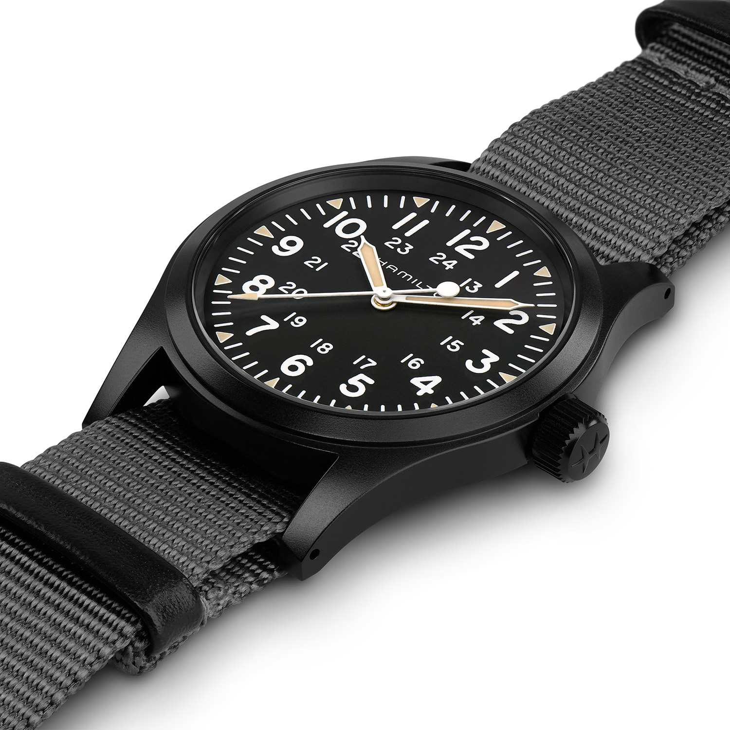 Hamilton Khaki Field Mechanical Black Dial 38mm Image 2 La Mine d'Or Moncton, NB