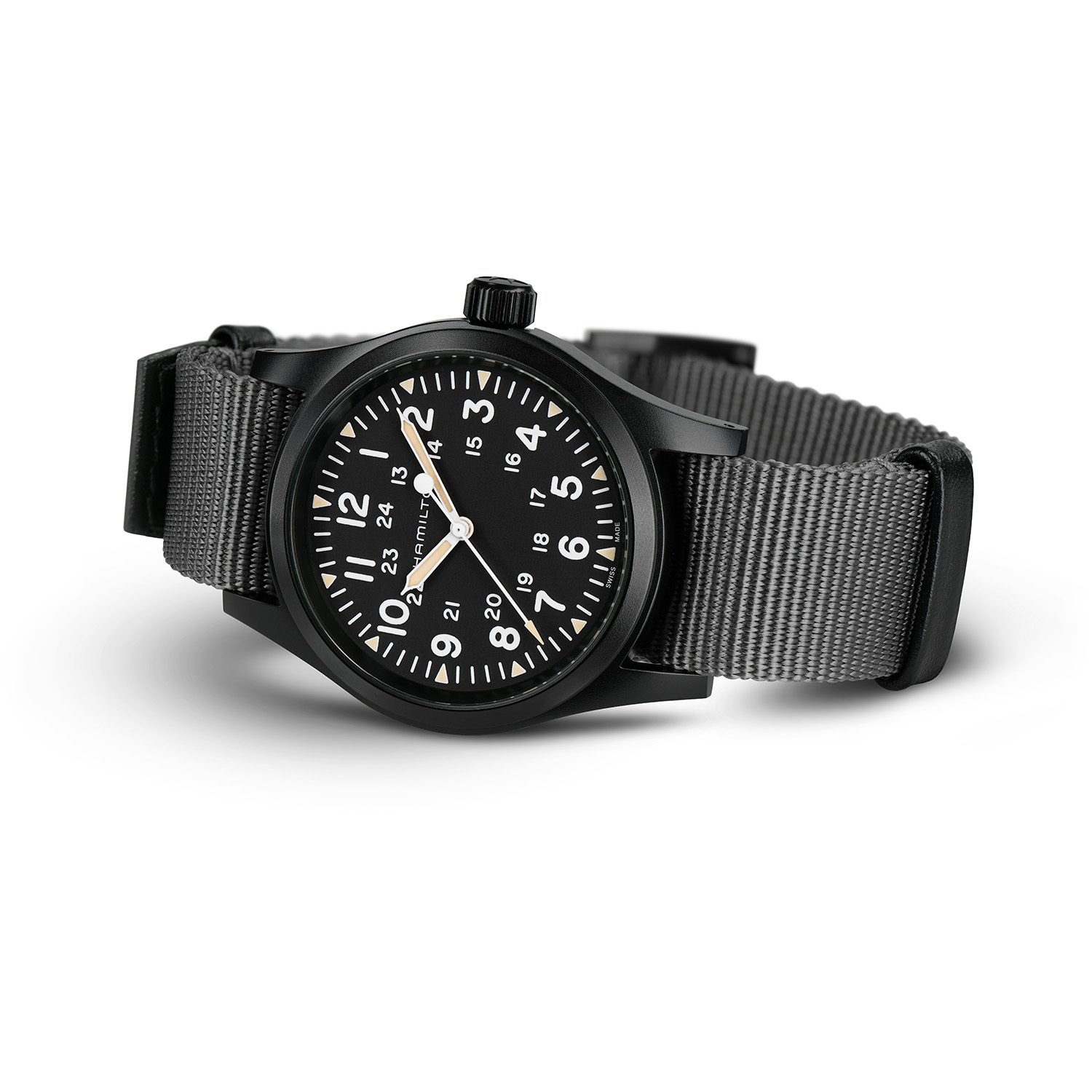 Hamilton Khaki Field Mechanical Black Dial 38mm Image 3 La Mine d'Or Moncton, NB