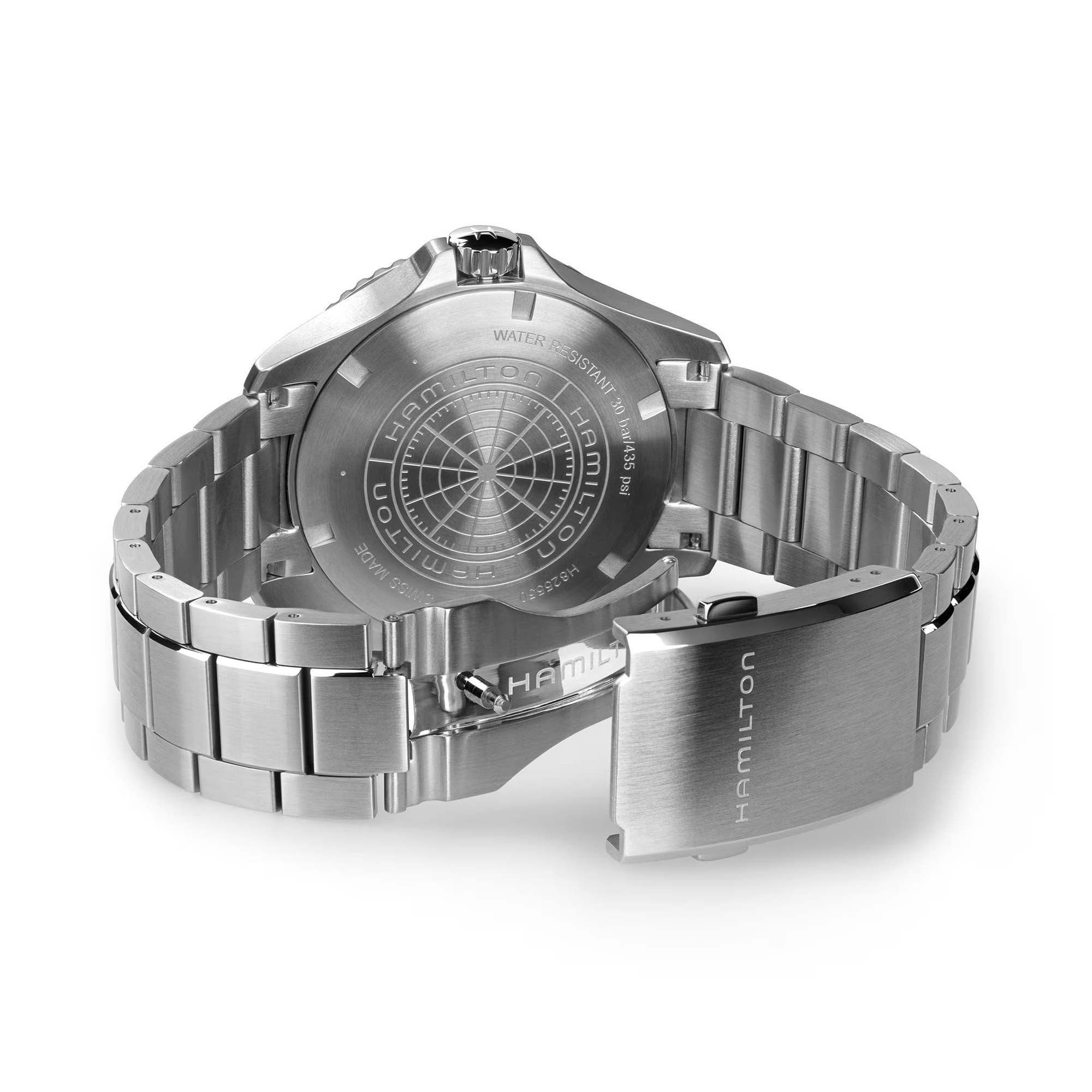 Hamilton Khaki Navy Scuba Automatic GMT Watch White Dial 43mm Image 2 La Mine d'Or Moncton, NB