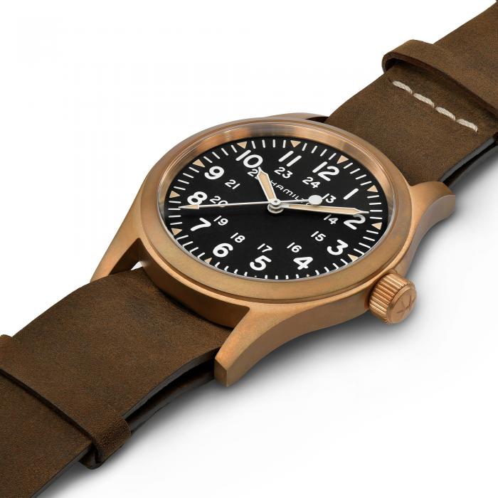 Hamilton Field Mechanical Bronze Black Dial 38mm Image 2 La Mine d'Or Moncton, NB