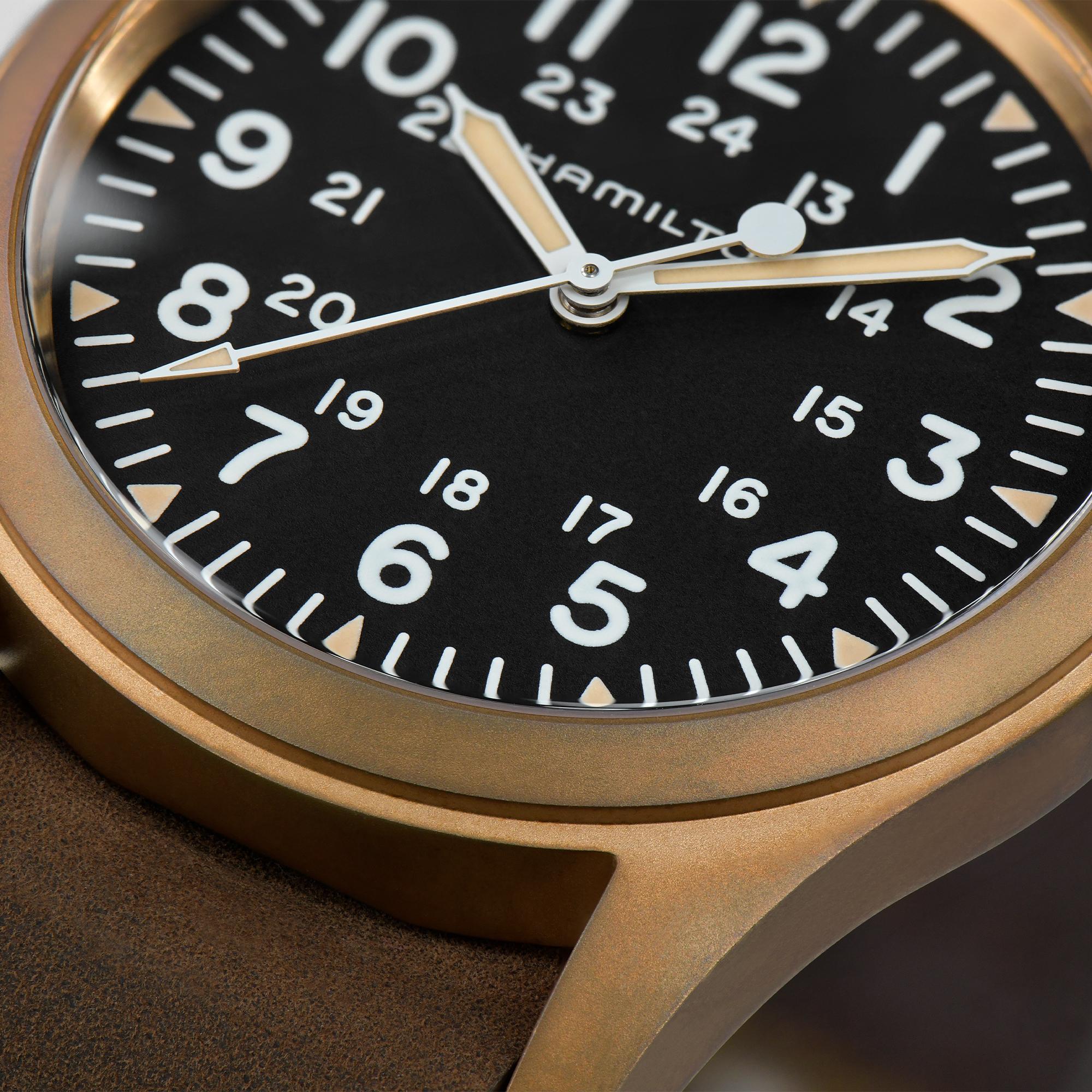 Hamilton Field Mechanical Bronze Black Dial 38mm Image 3 La Mine d'Or Moncton, NB