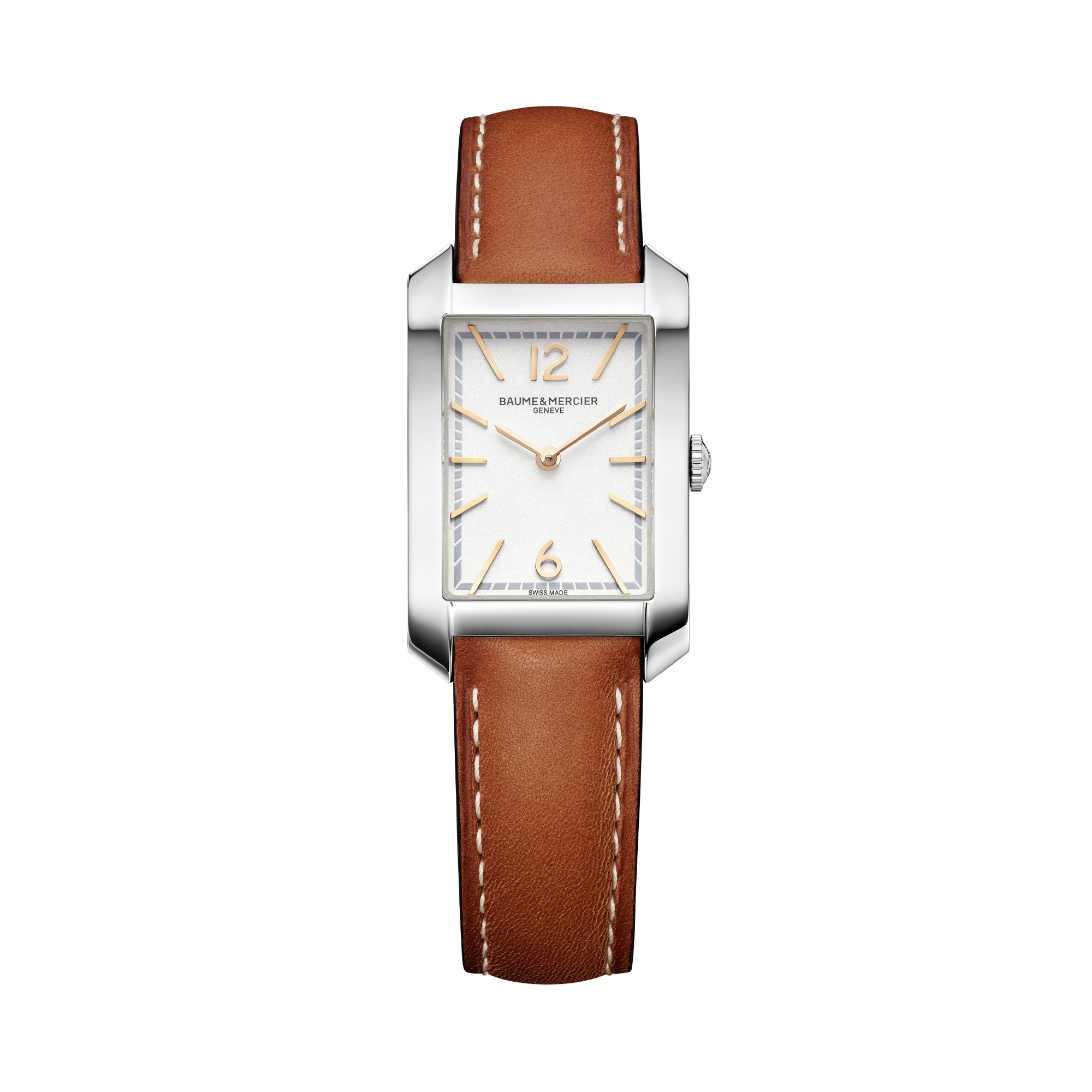 Baume & Mercier Hampton Ladies Quartz Watch White Dial 35x22mm La Mine d'Or Moncton, NB