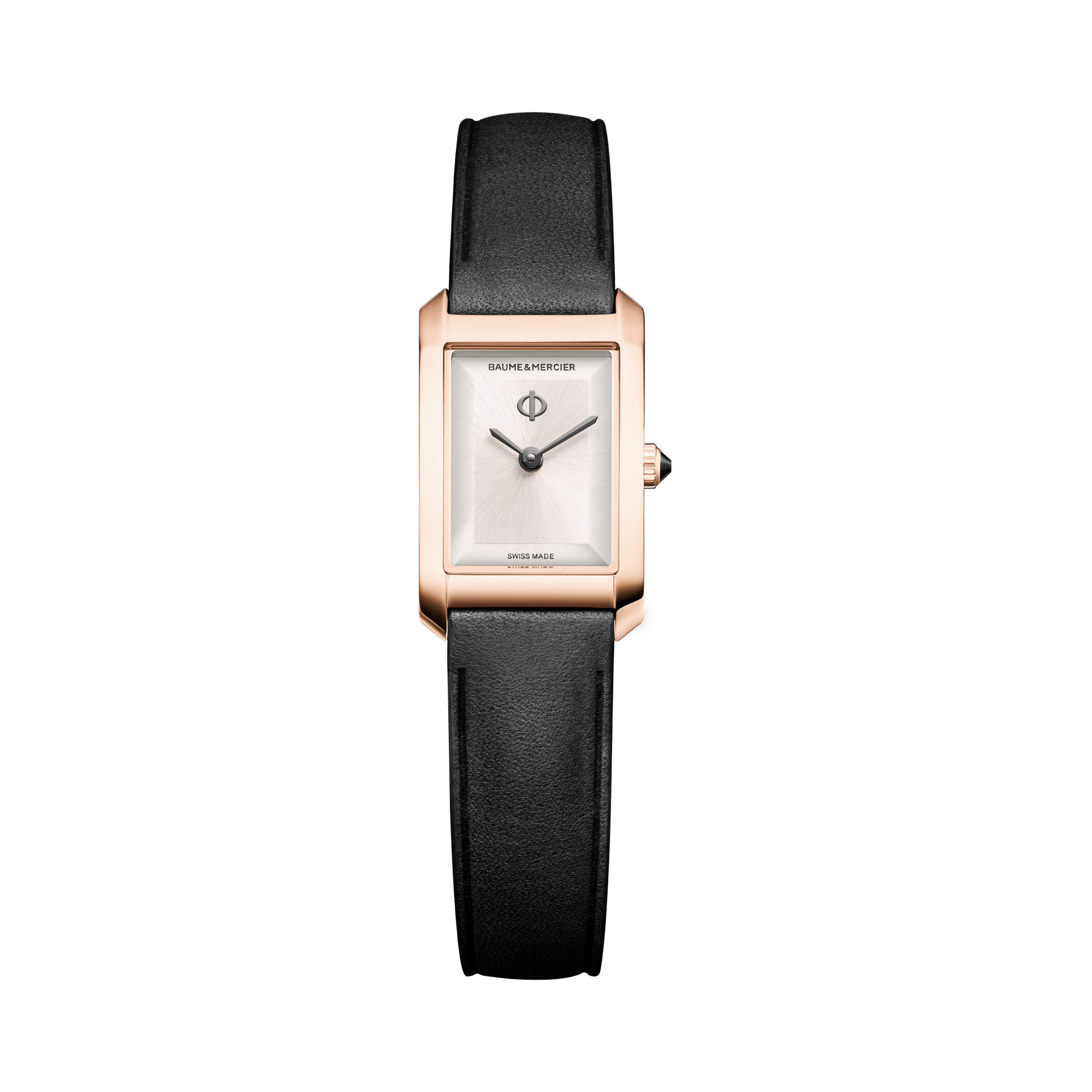 Baume & Mercier Hampton Ladies Quartz Watch Silver Dial 28x17.75mm La Mine d'Or Moncton, NB