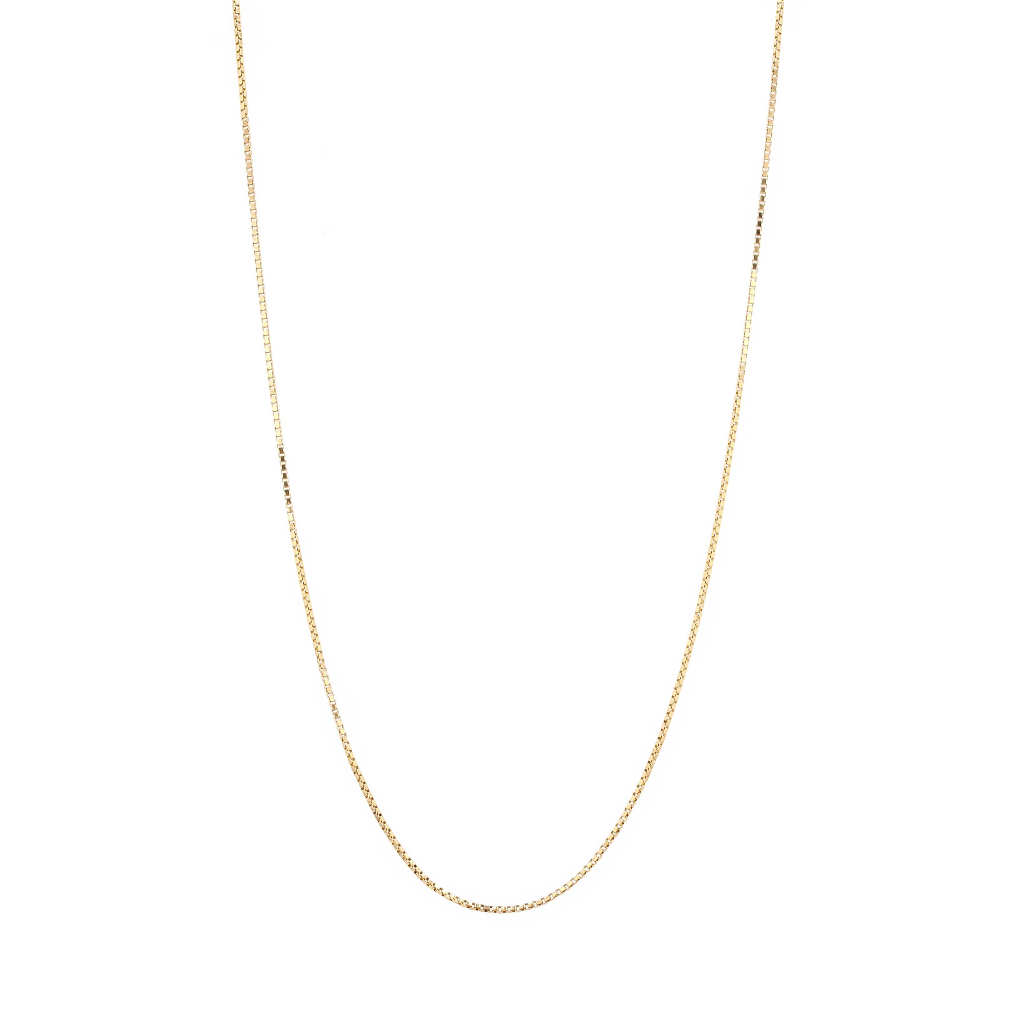 Estate 14kt Yellow Gold Box Link Chain 20" La Mine d'Or Moncton, NB