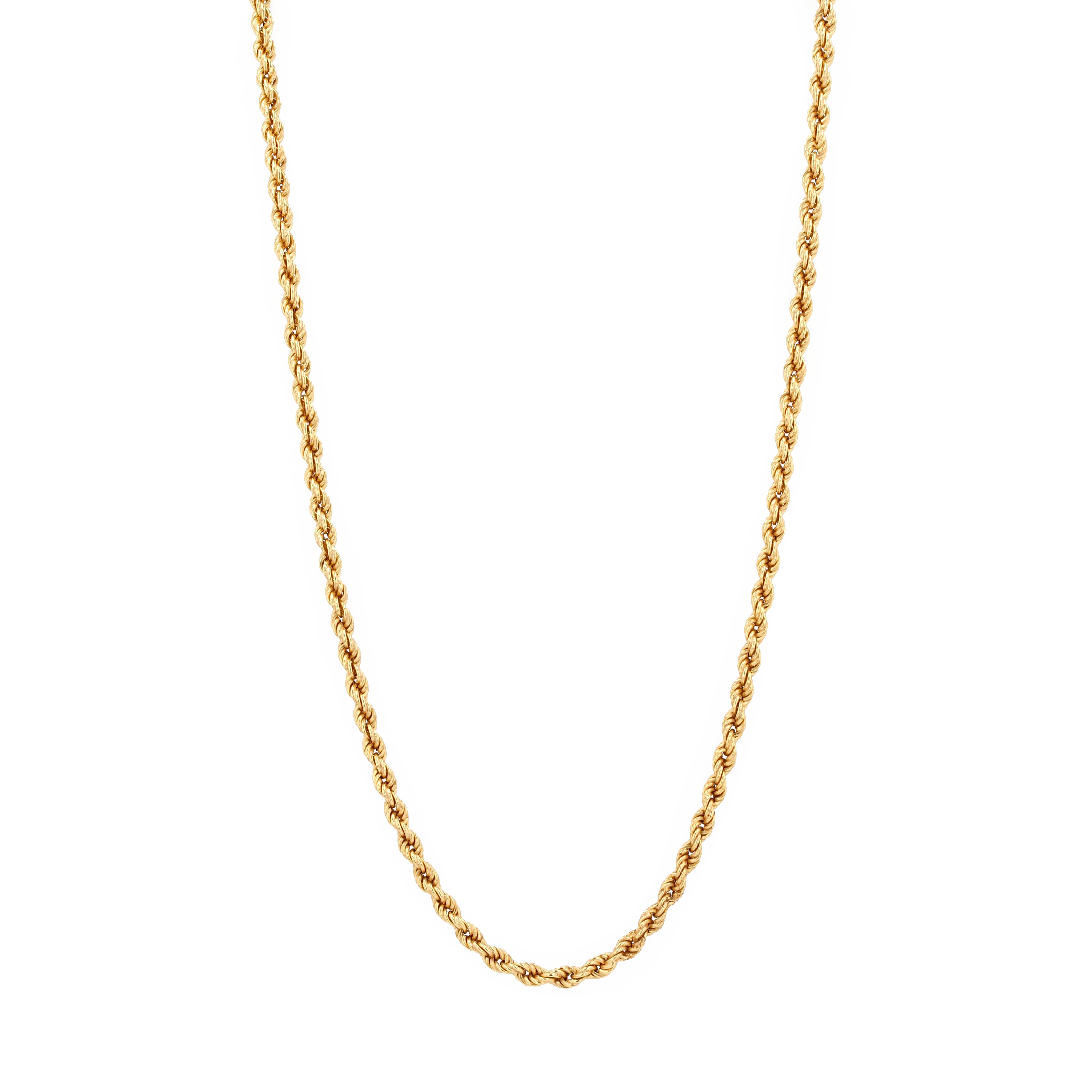 Estate 18kt Yellow Gold Rope Chain 20" La Mine d'Or Moncton, NB