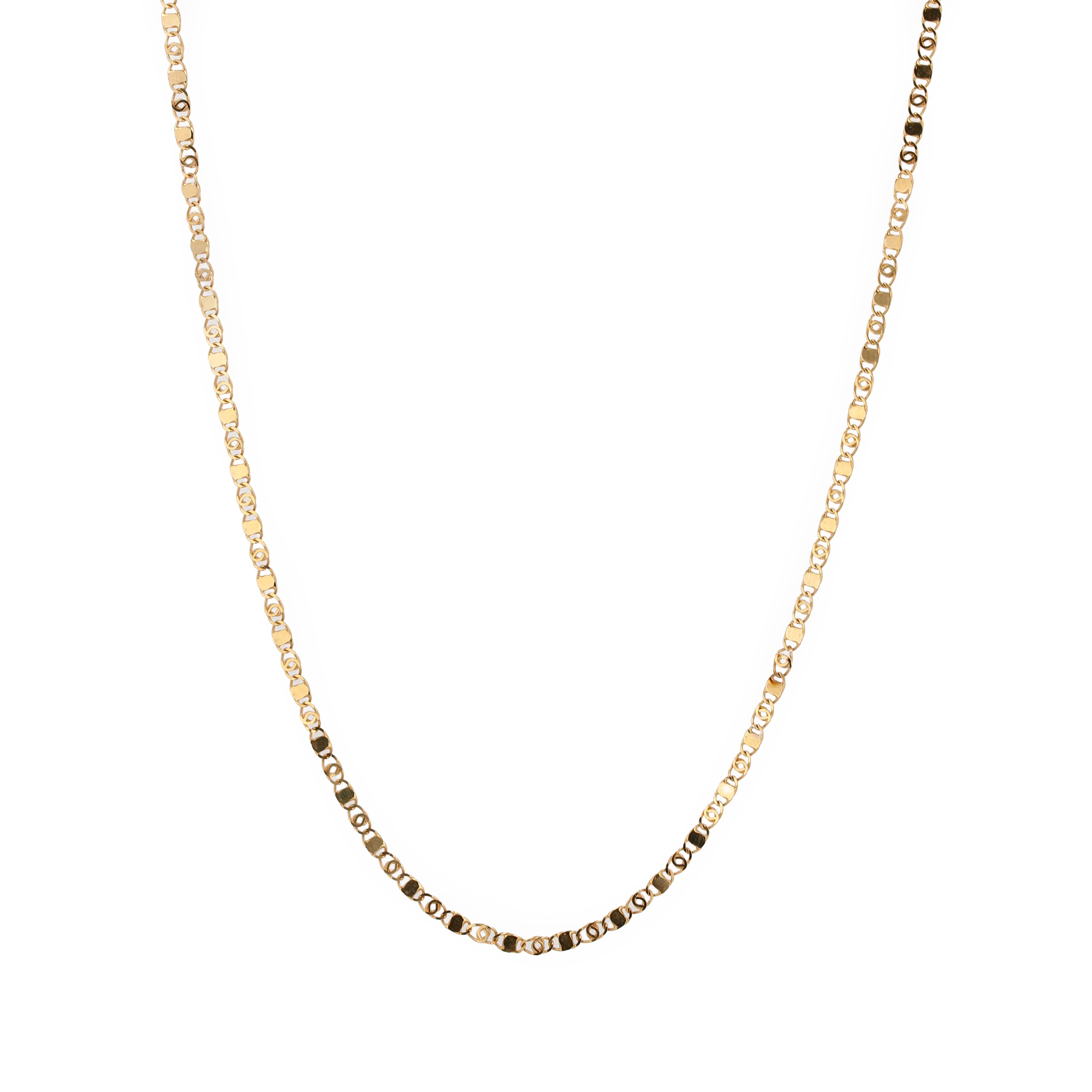 Estate 10kt yellow Gold Anchor Link Chain 16" La Mine d'Or Moncton, NB