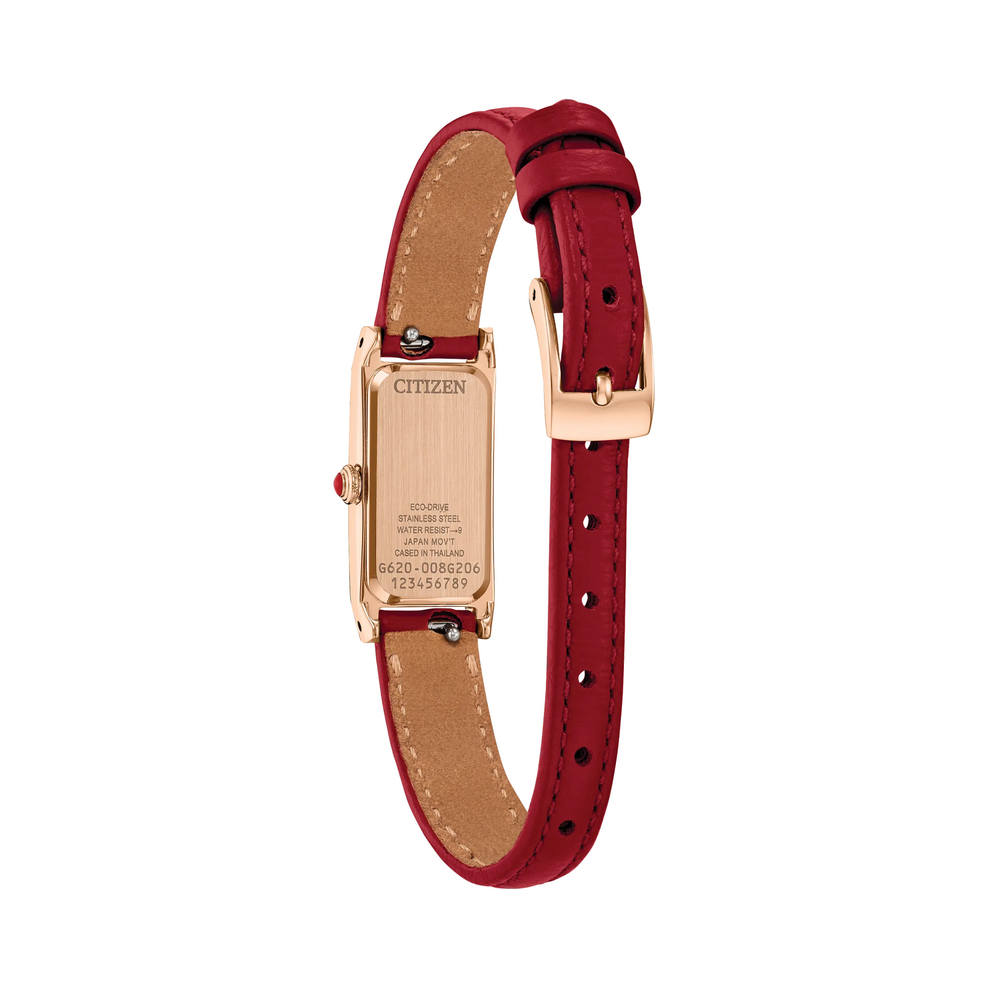 Citizen Eco-Drive Fio Rose Gold-Tone Classic Watch White Dial Image 3 La Mine d'Or Moncton, NB