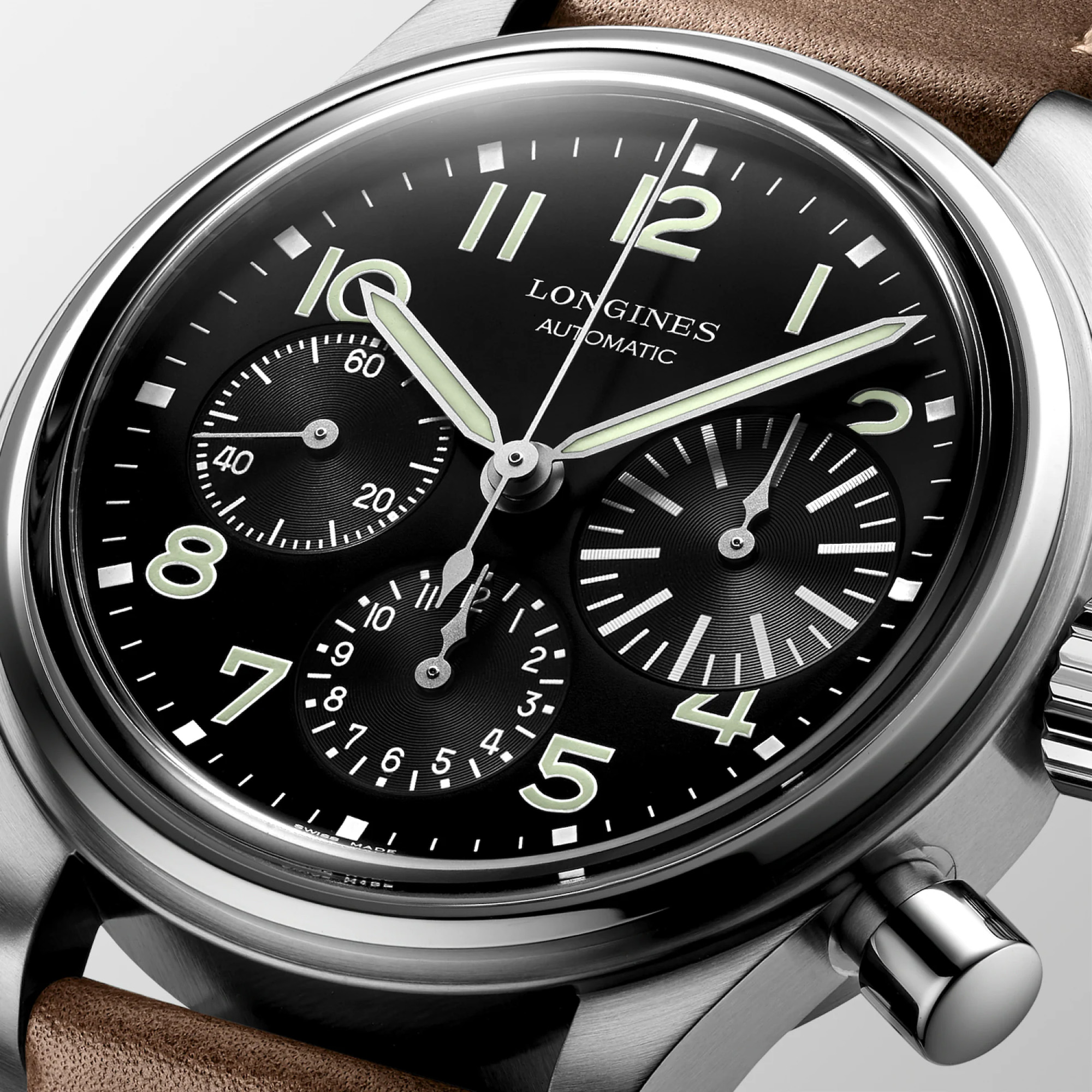 Longines Avigation Bigeye Automatic Chrono Black Dial 41mm Image 2 La Mine d'Or Moncton, NB