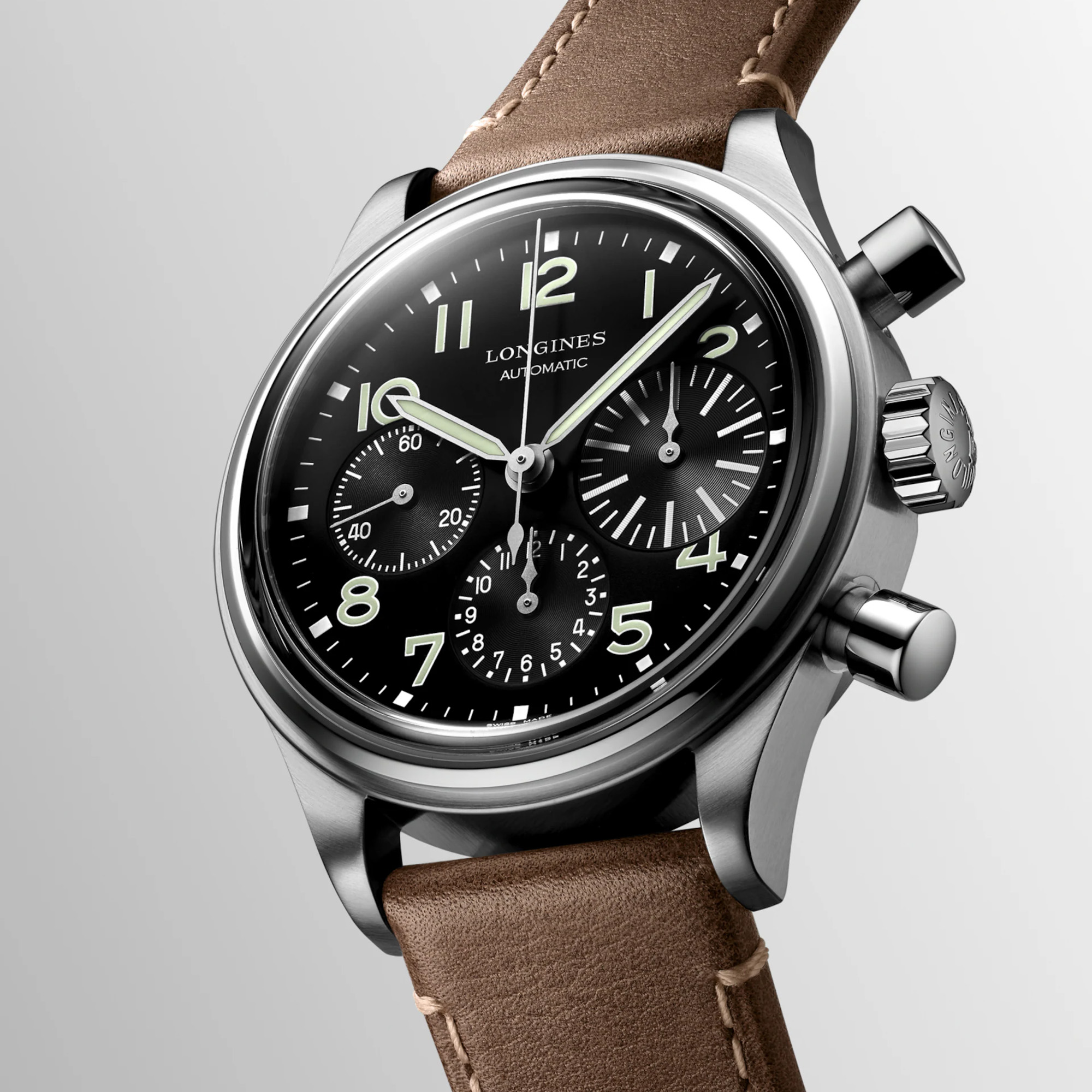 Longines Avigation Bigeye Automatic Chrono Black Dial 41mm Image 4 La Mine d'Or Moncton, NB