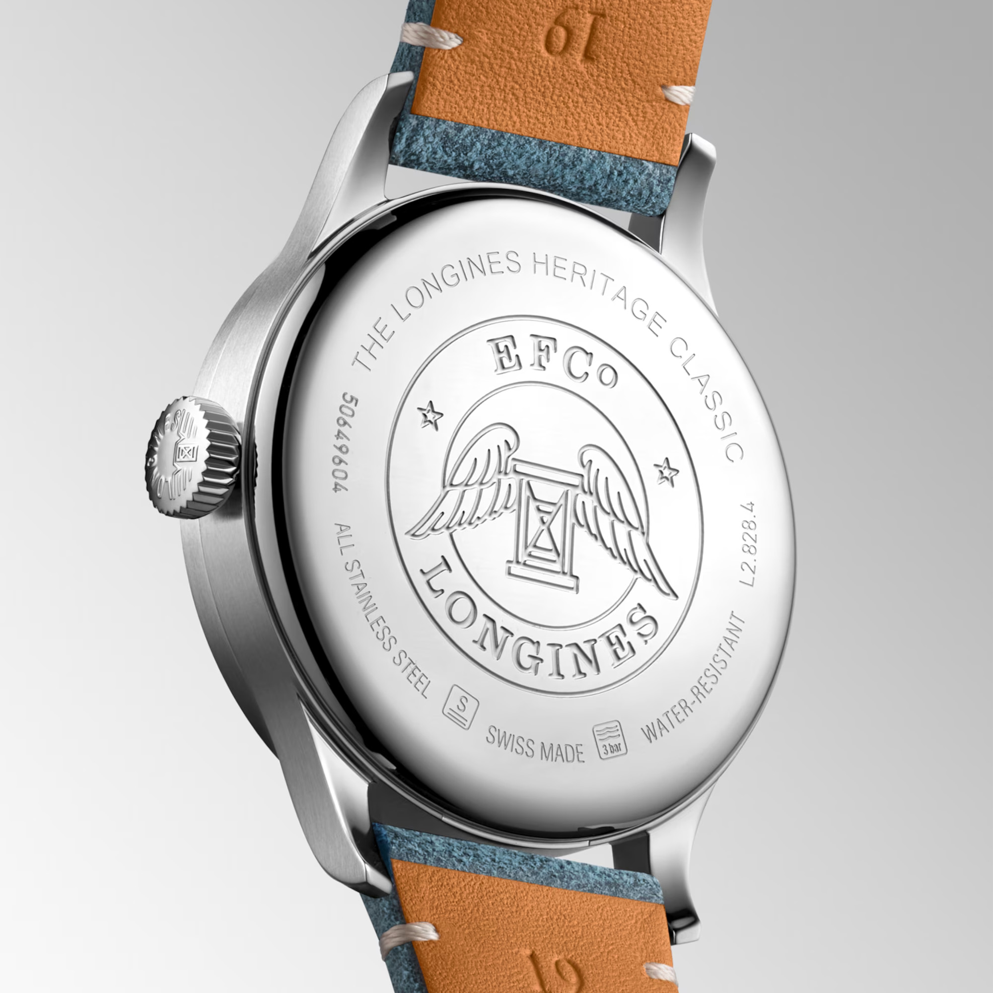 Longines Heritage Sector Dial Automatic Ivory Dial 38.5mm Image 5 La Mine d'Or Moncton, NB