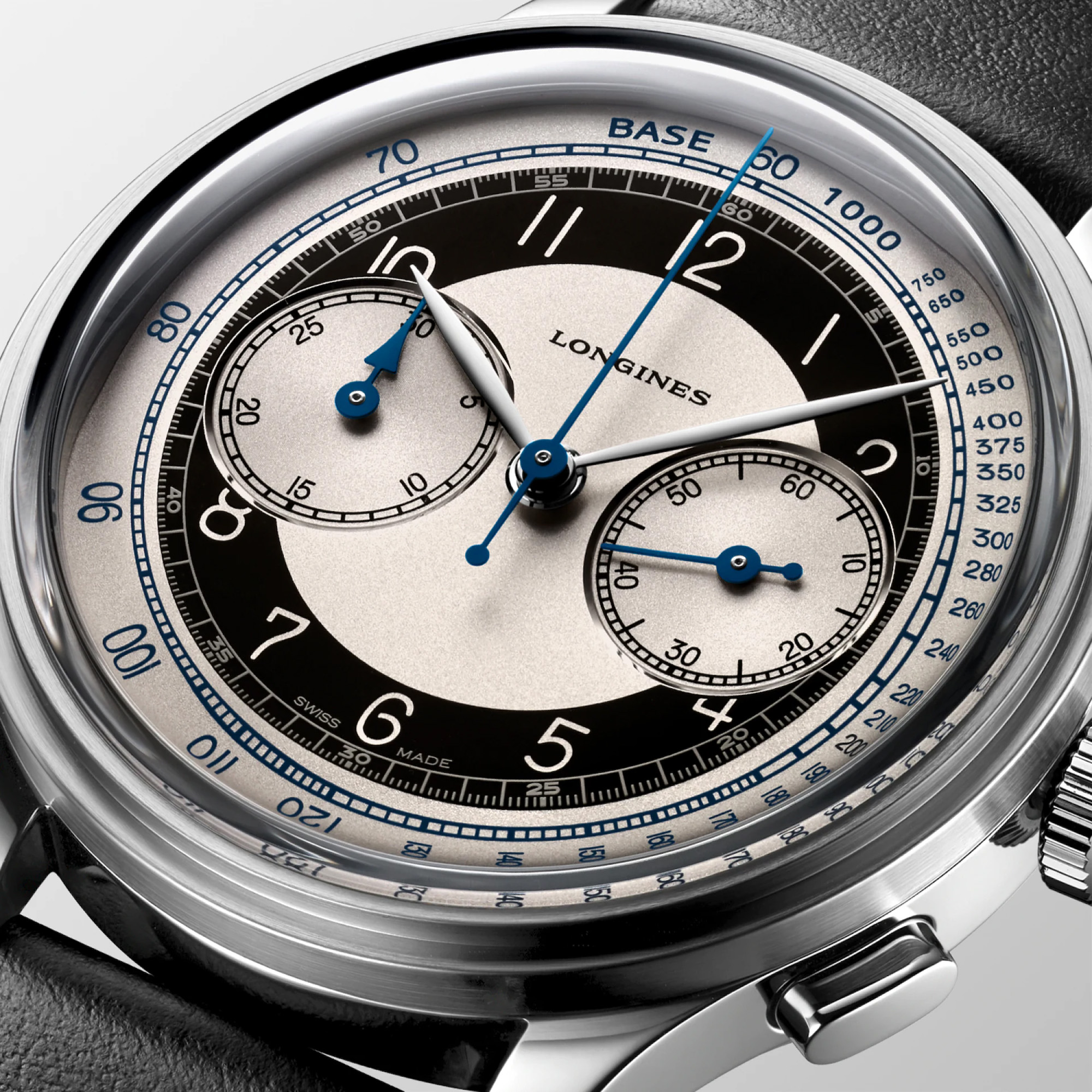 Longines Heritage Tuxedo Automatic Chronograph Ivory Dial 40mm Image 2 La Mine d'Or Moncton, NB