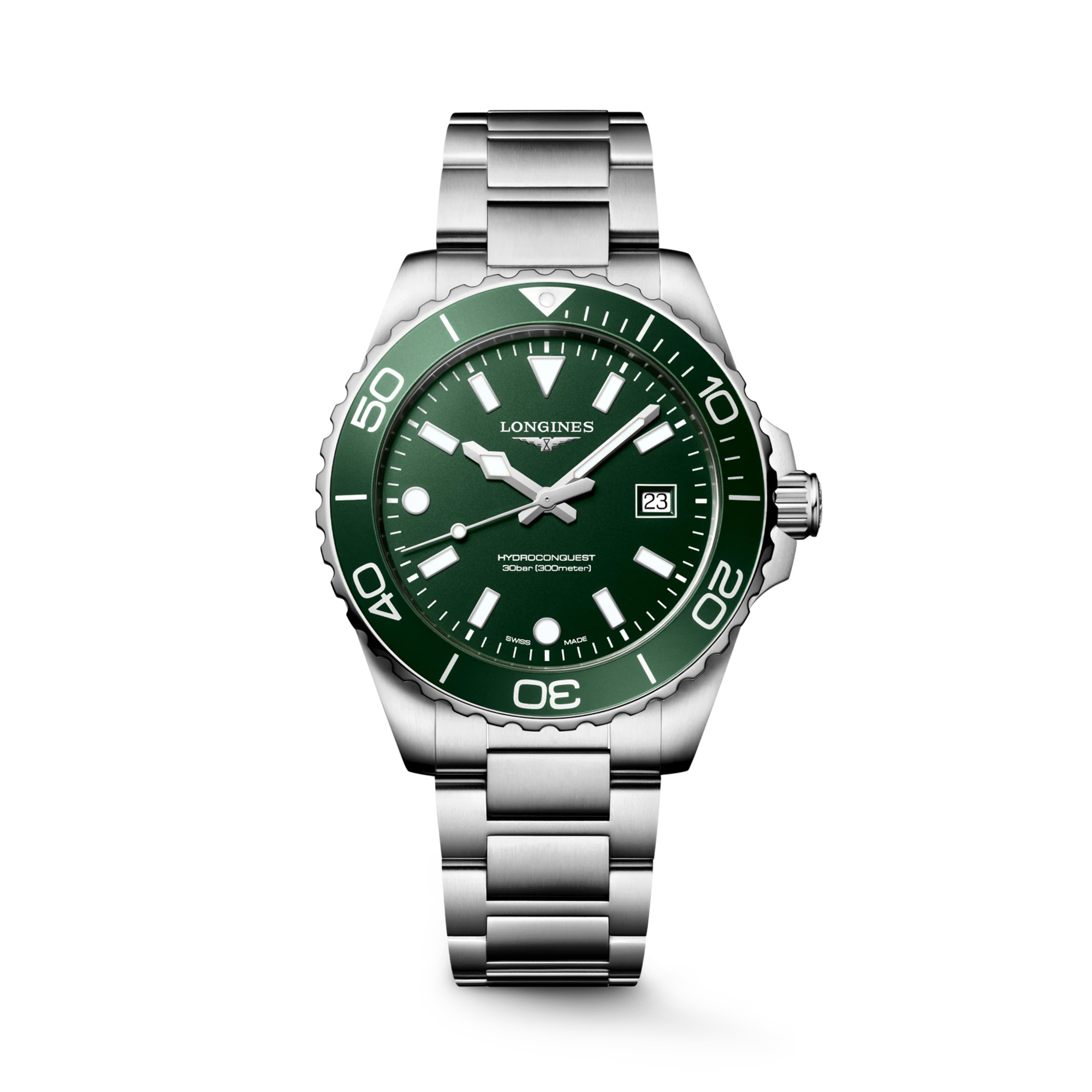 Longines Hydroconquest Quartz Green Dial 42mm La Mine d'Or Moncton, NB