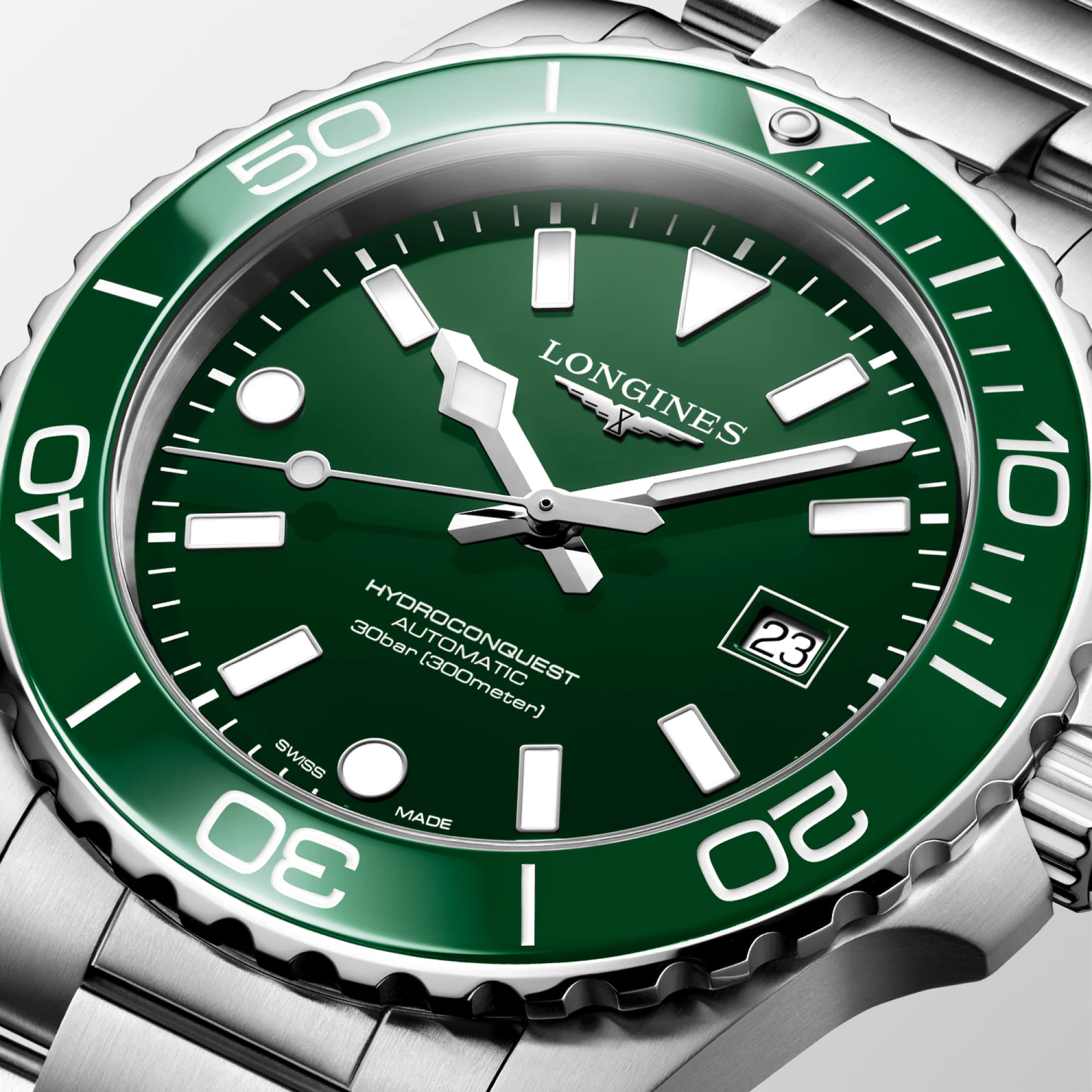 Longines Hydroconquest Automatic Green Dial 42mm Image 2 La Mine d'Or Moncton, NB