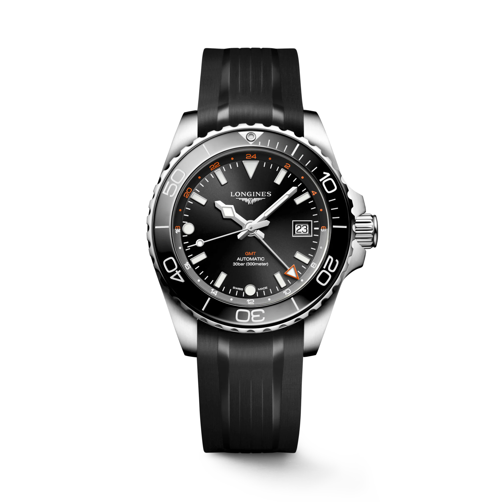 Longines Hydroconquest GMT Automatic Black Dial 41mm La Mine d'Or Moncton, NB