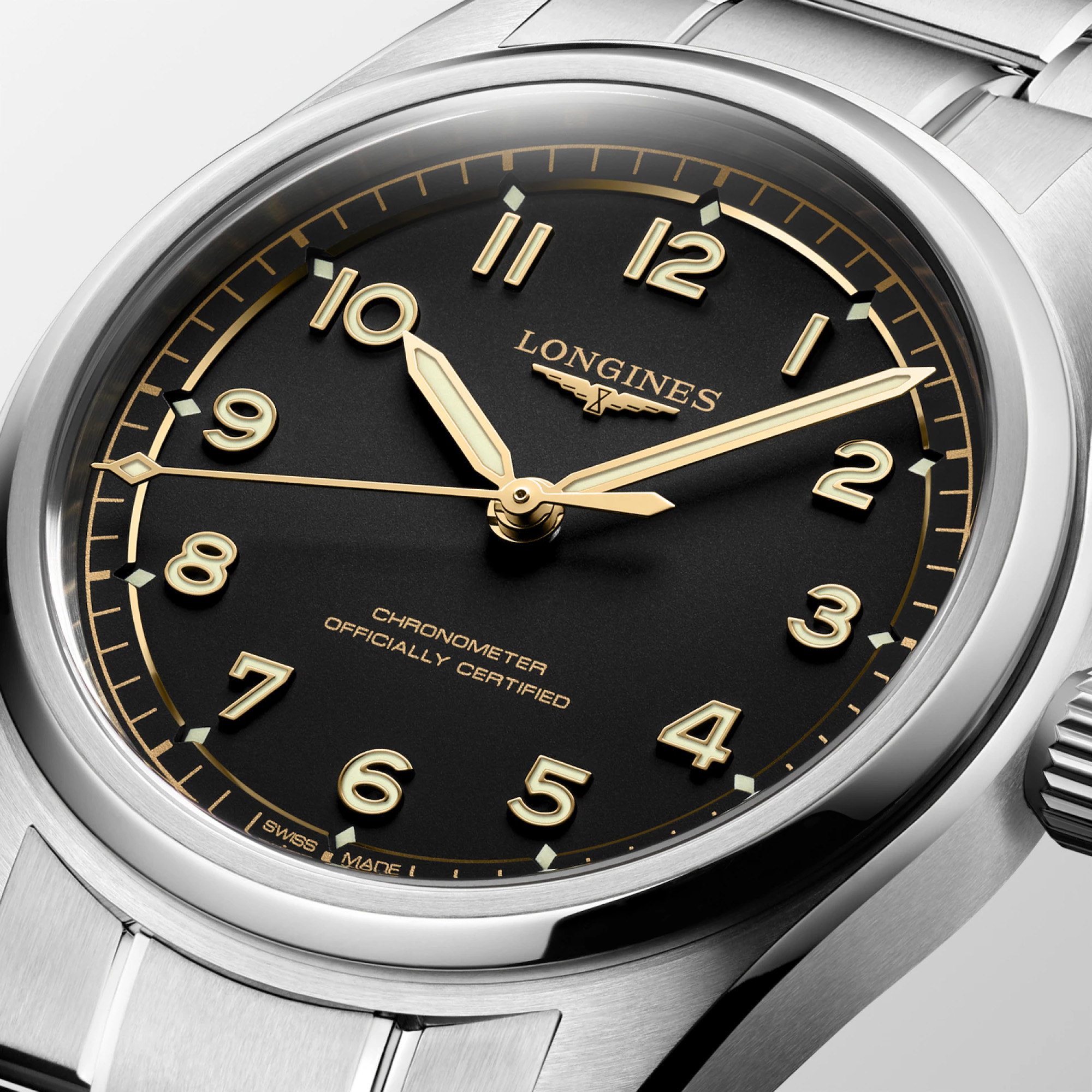 Longines Spirit Pilot Automatic Black Dial 39mm Image 2 La Mine d'Or Moncton, NB
