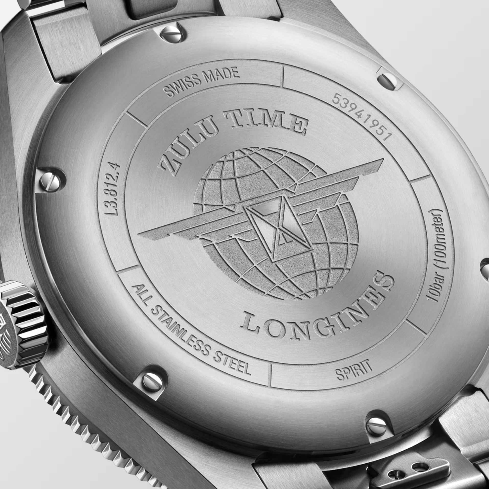 Longines Spirit ZULU Time Automatic Black Dial 42mm Image 3 La Mine d'Or Moncton, NB