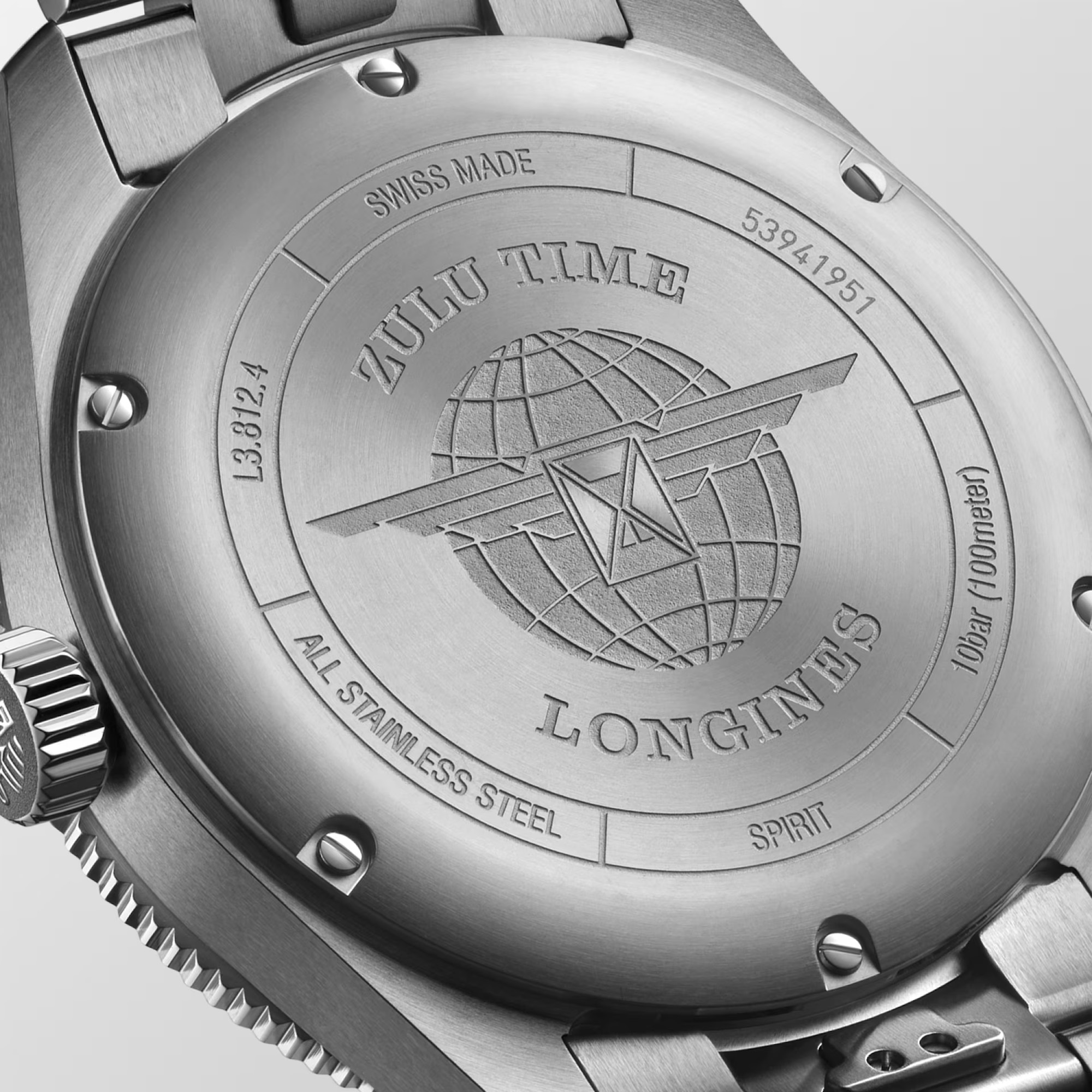Longines Spirit ZULU Time Automatic Anthracite Dial 42mm Image 3 La Mine d'Or Moncton, NB