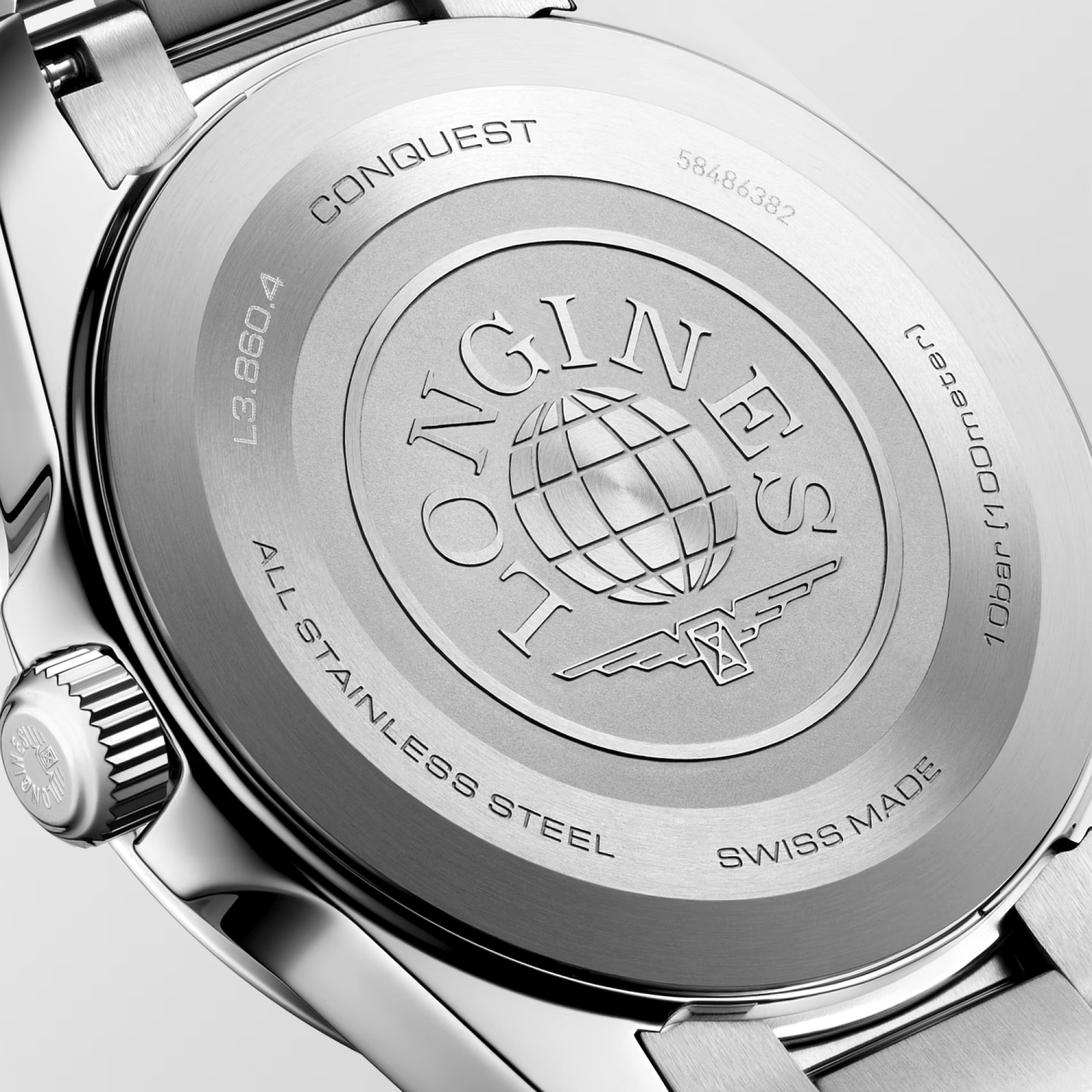 Longines Conquest Quartz Watch White Dial 41mm Image 3 La Mine d'Or Moncton, NB