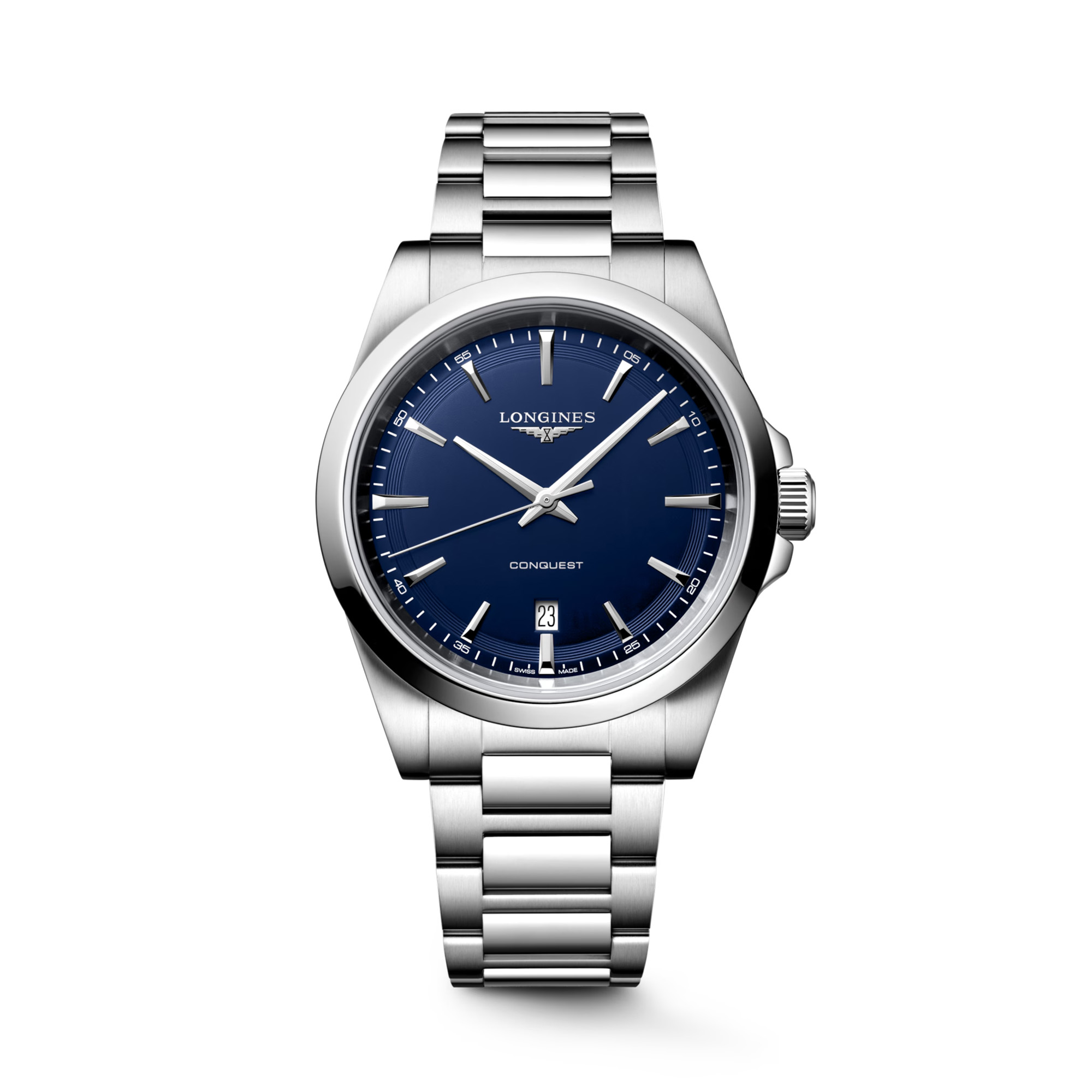 Longines Conquest Quartz Watch Blue Dial 41mm La Mine d'Or Moncton, NB