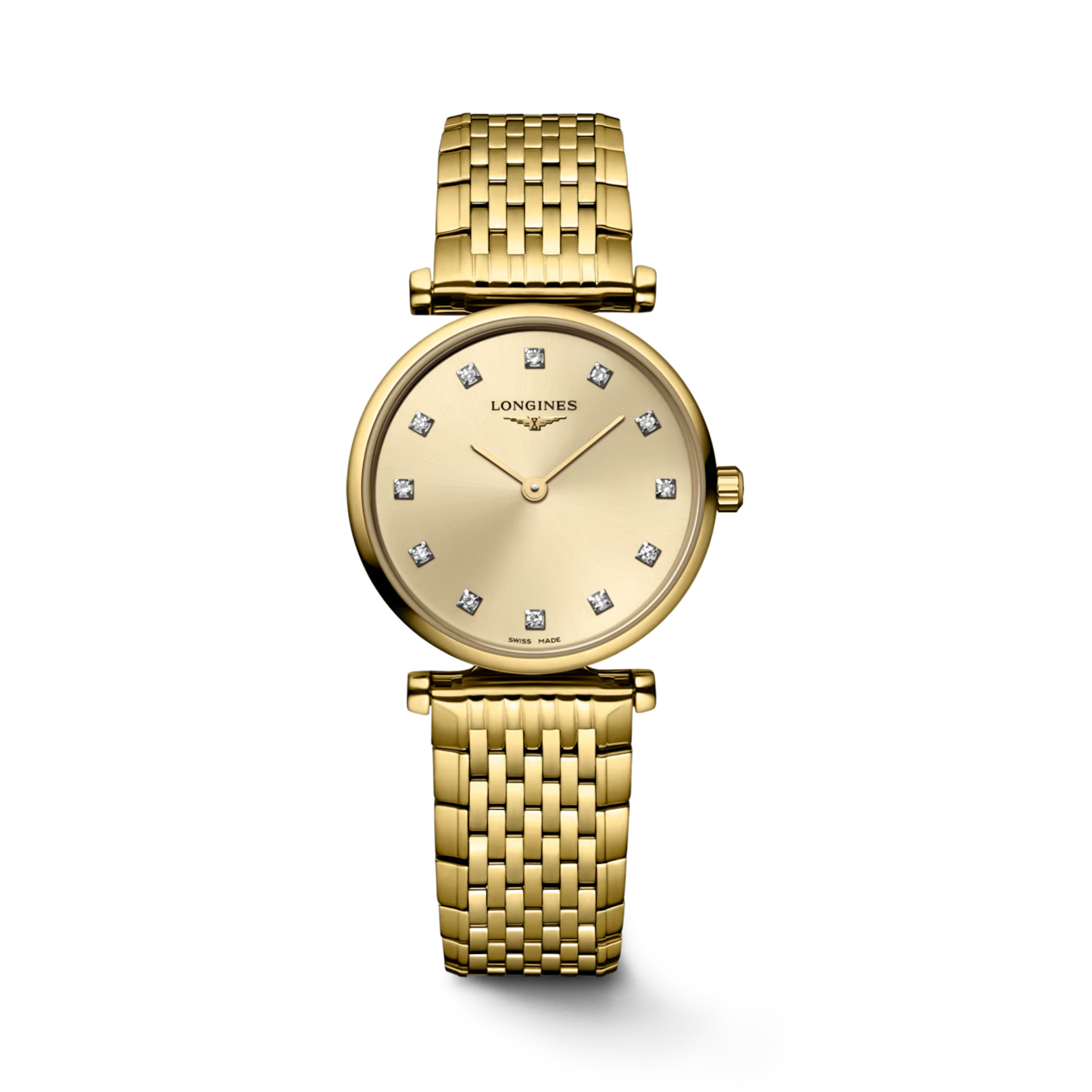 Longines La Grande Classique Quartz Diamond Gilt Dial 24mm La Mine d'Or Moncton, NB