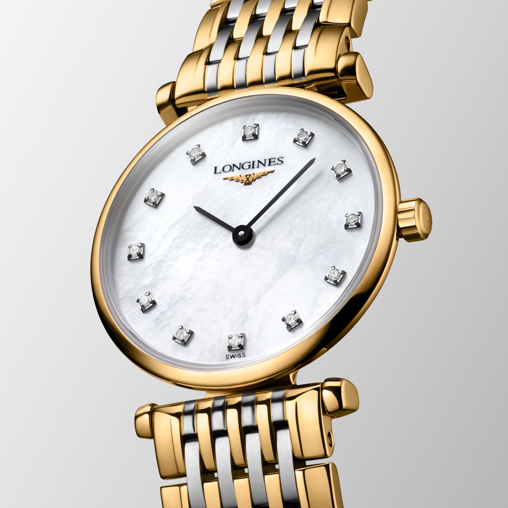 Longines La Grande Classique Quartz Diamond MOP Dial 24mm Image 3 La Mine d'Or Moncton, NB