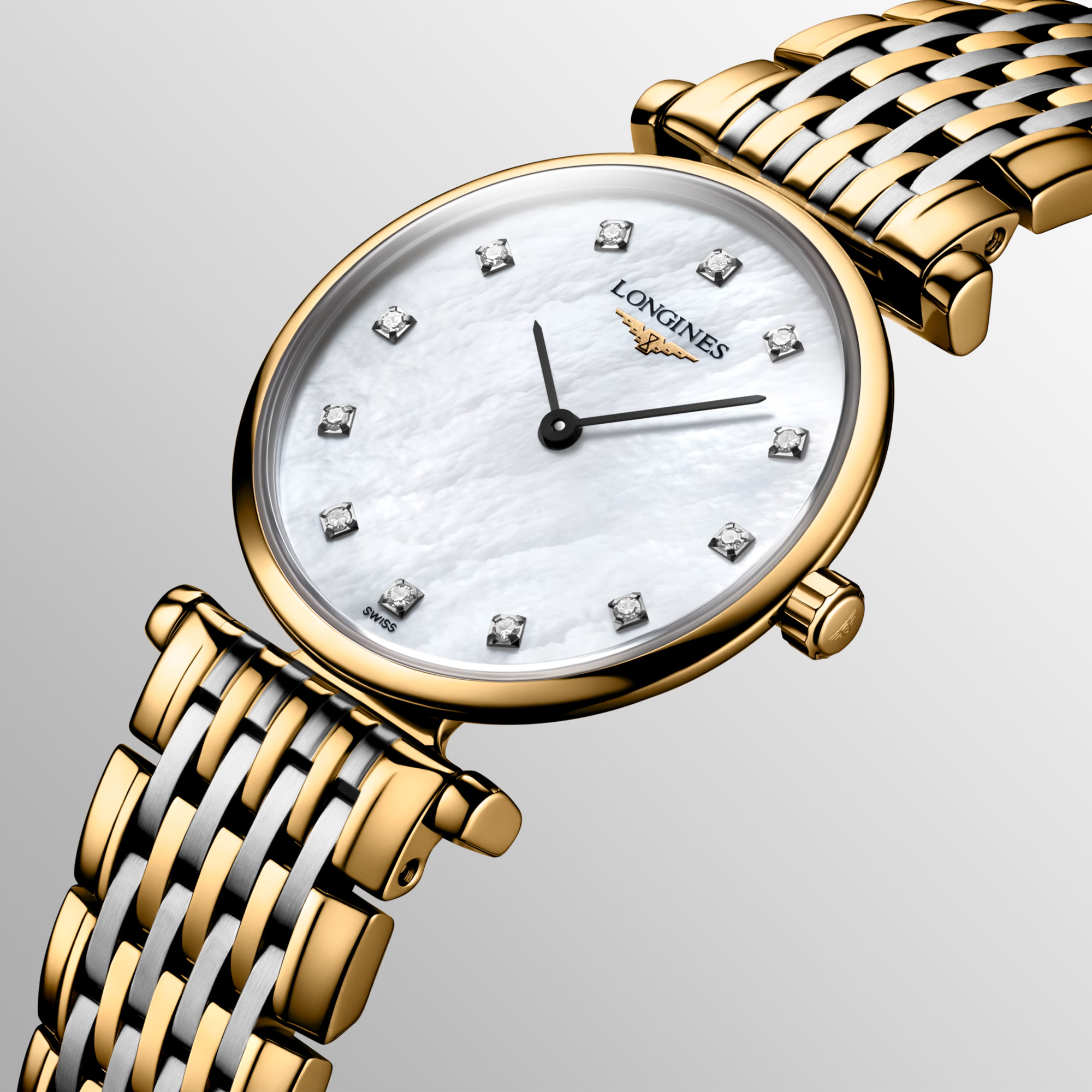 Longines La Grande Classique Quartz Diamond MOP Dial 24mm Image 5 La Mine d'Or Moncton, NB