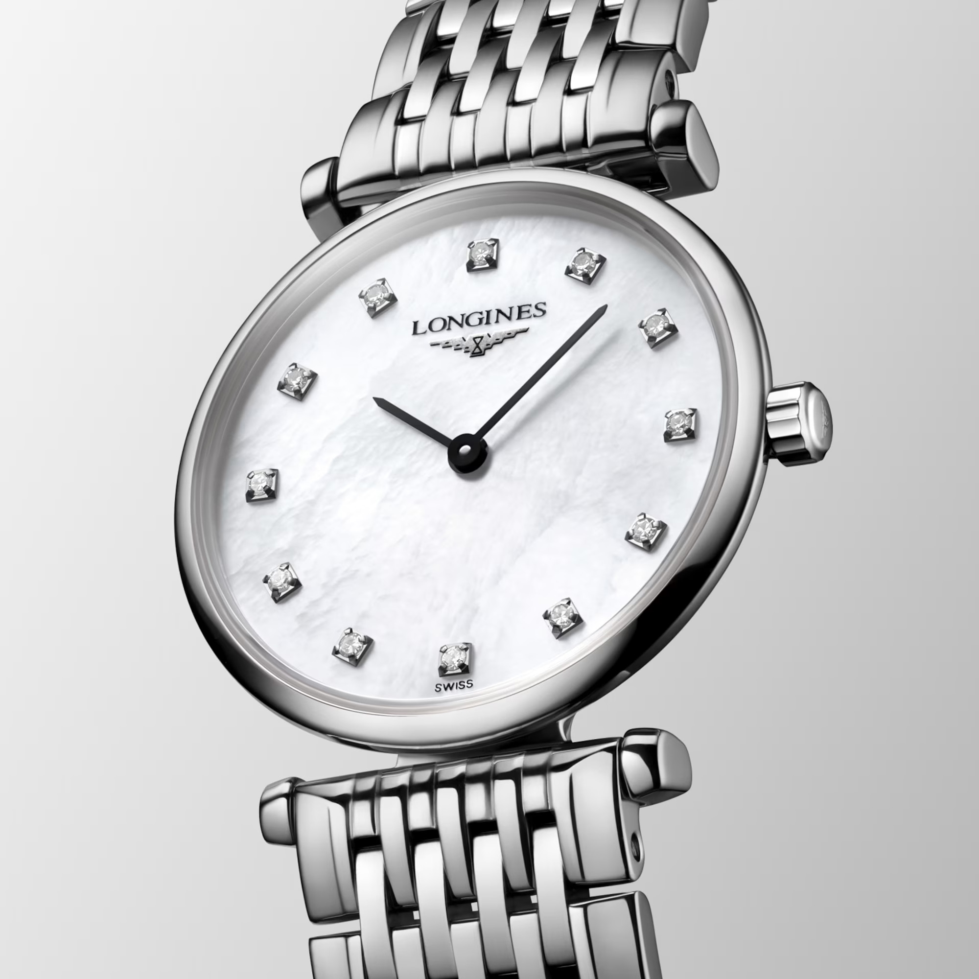 Longines La Grande Classique Quartz Diamond MOP Dial 24mm Image 3 La Mine d'Or Moncton, NB