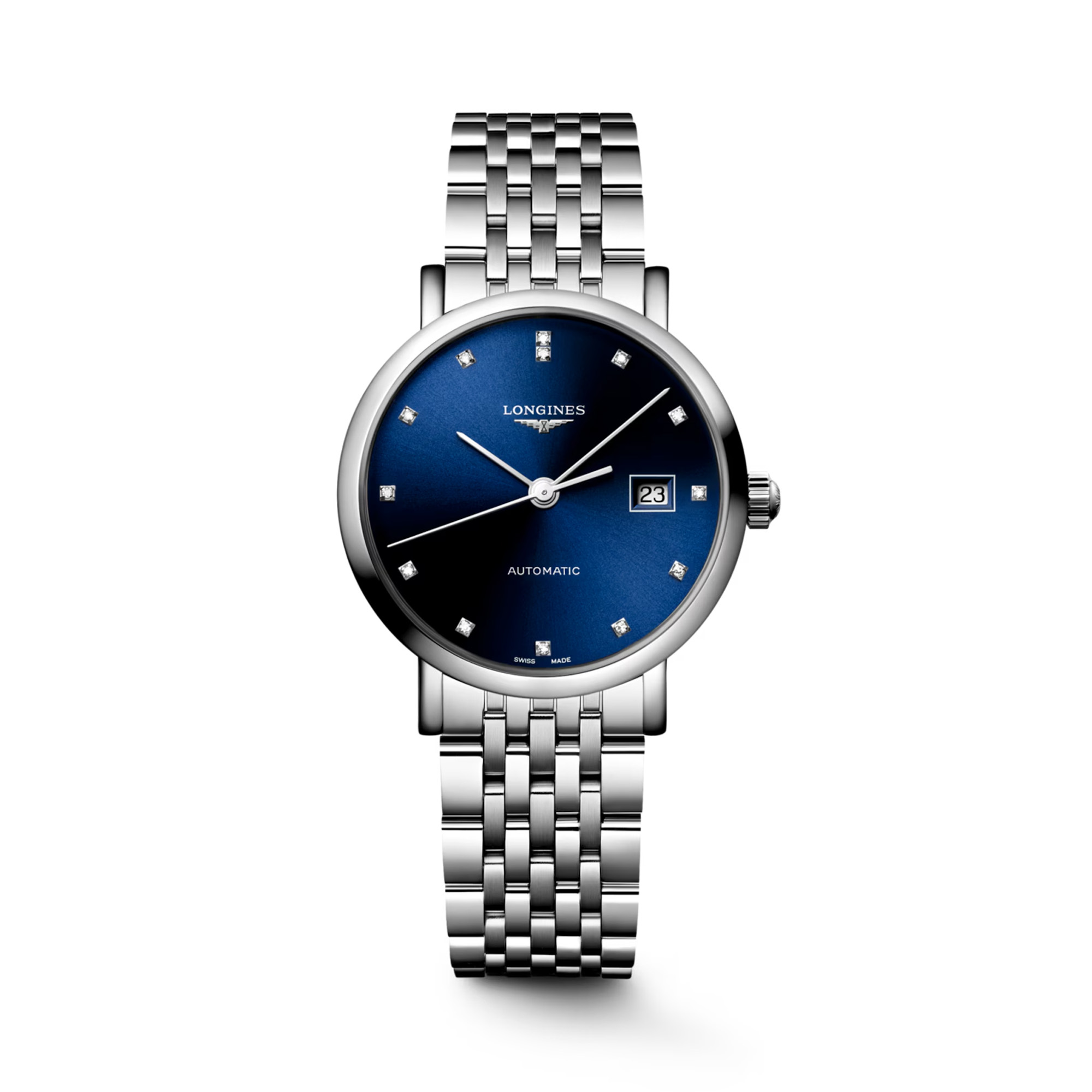 Longines Elegant Collection Quartz Blue Diamond Dial 29mm La Mine d'Or Moncton, NB