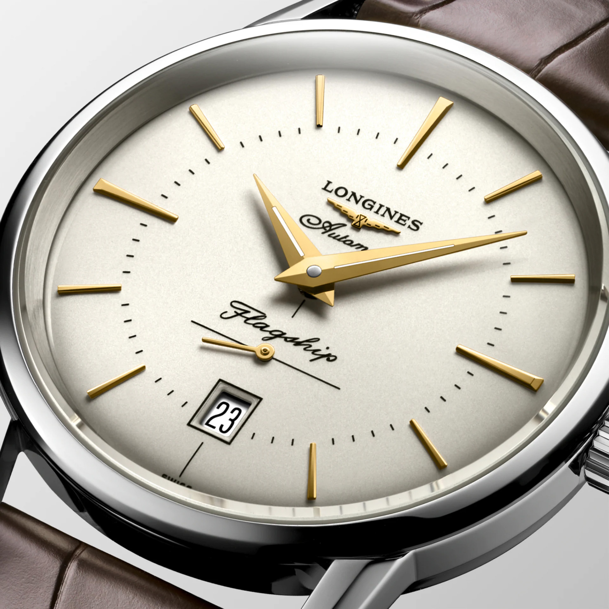 Longines Flagship Heritage Automatic Ivory Dial 38.5mm Image 2 La Mine d'Or Moncton, NB
