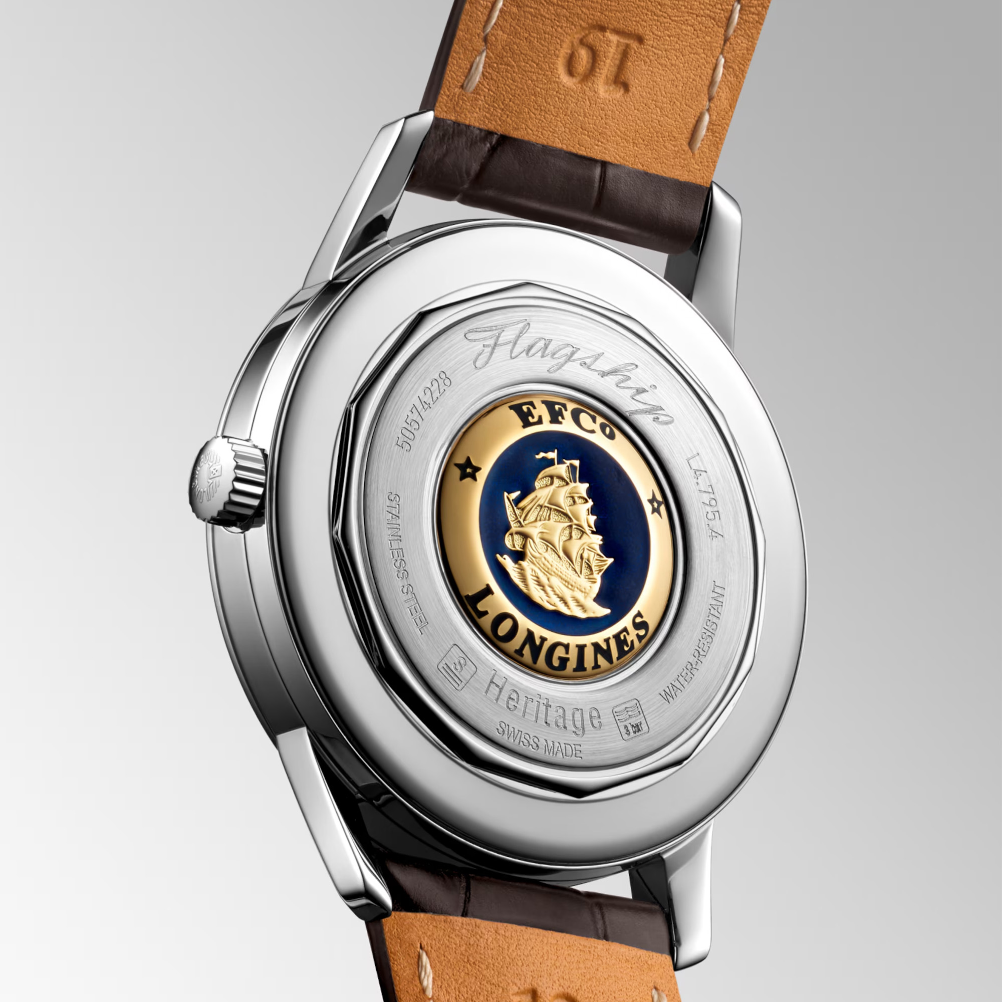 Longines Flagship Heritage Automatic Ivory Dial 38.5mm Image 5 La Mine d'Or Moncton, NB