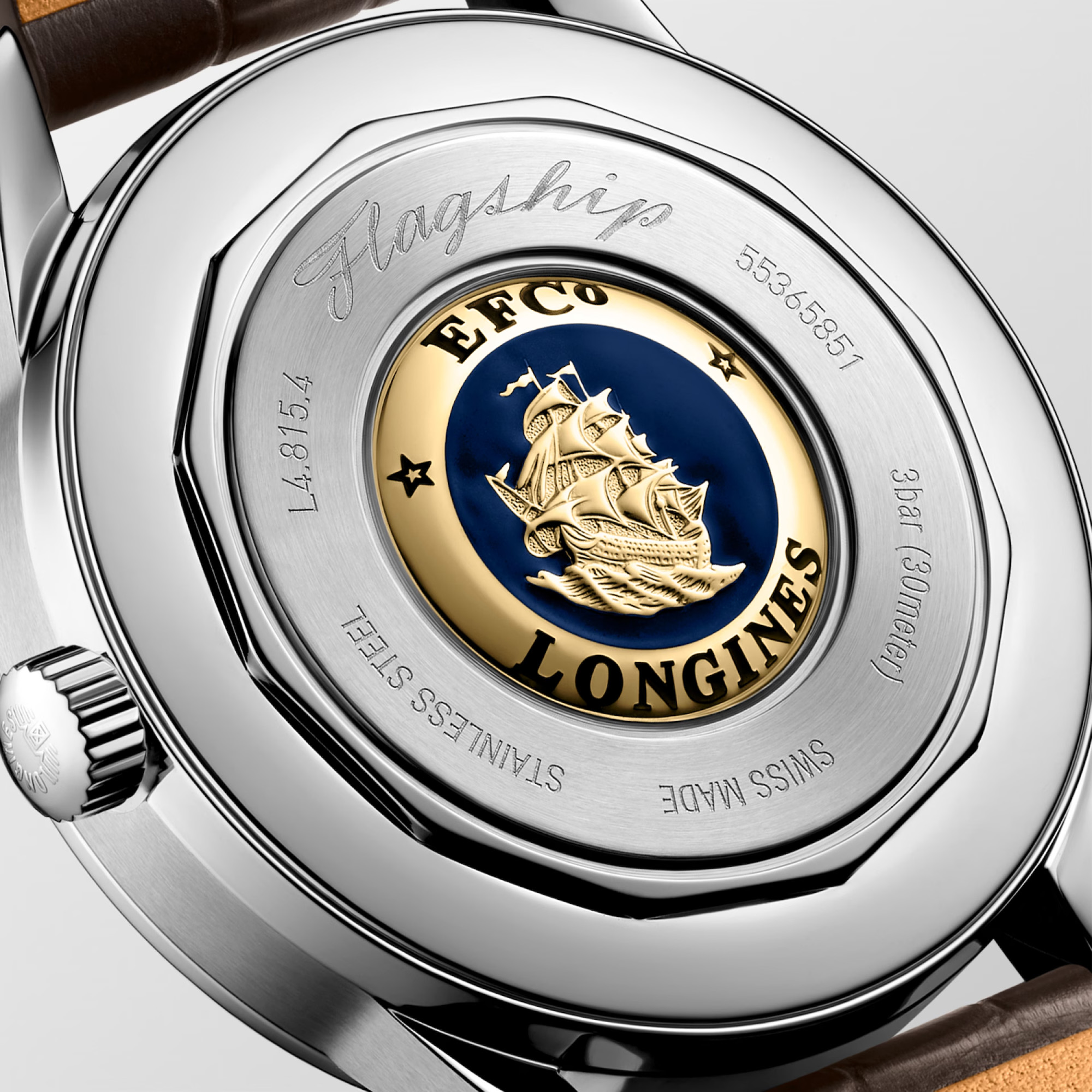 Longines Flagship Heritage Moonphase Automatic Ivory Dial 38.5mm Image 3 La Mine d'Or Moncton, NB
