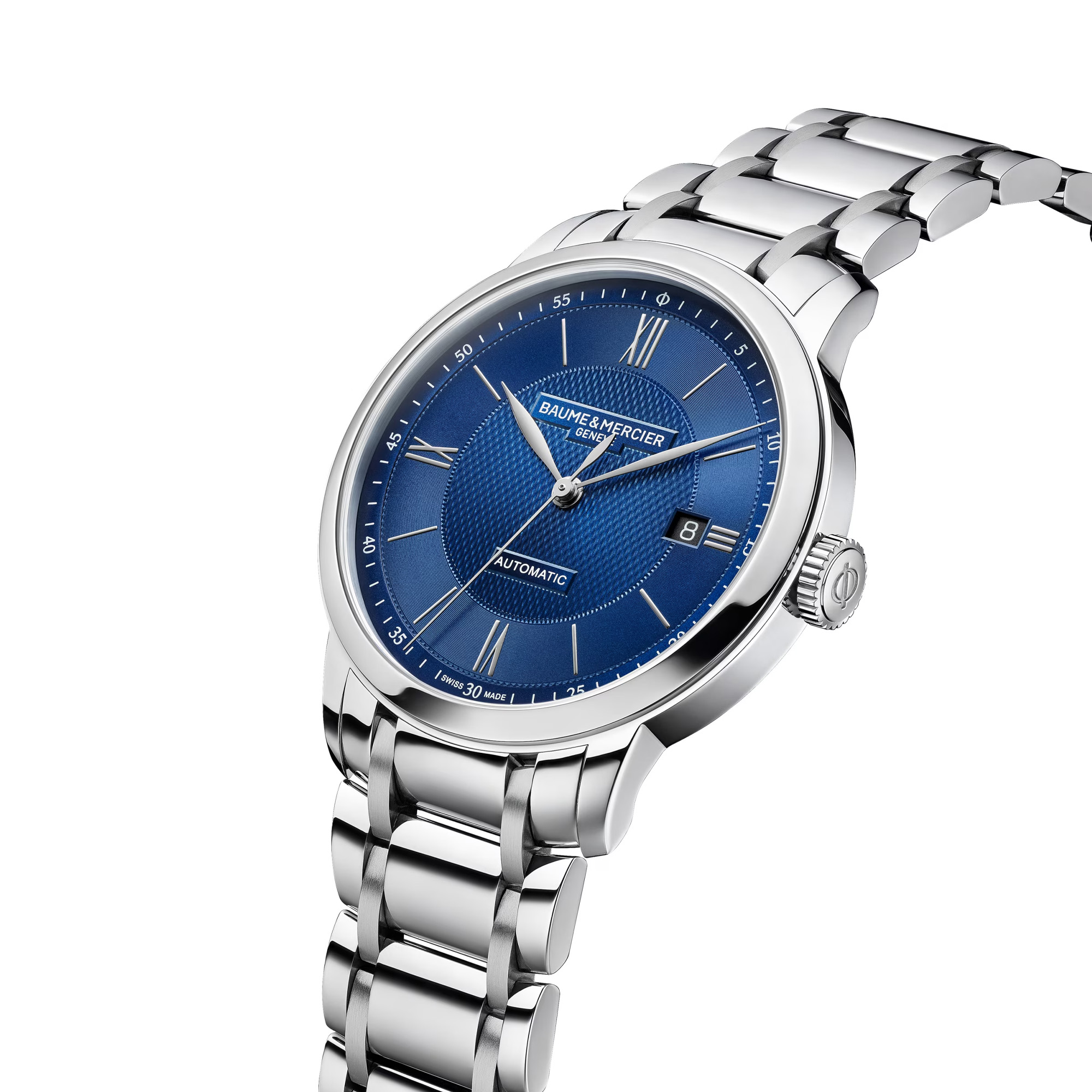 Baume & Mercier Classima Automatic Blue Dial 40mm Image 3 La Mine d'Or Moncton, NB