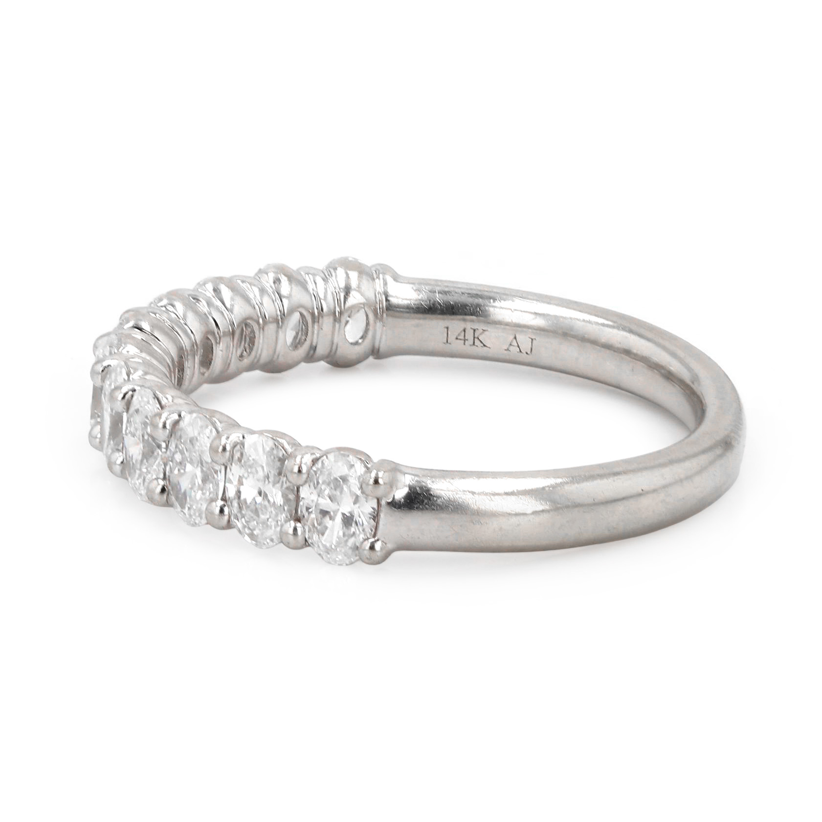 Estate 2.16tw Diamond Engagement Ring & Diamond Band Wedding Set Image 4 La Mine d'Or Moncton, NB