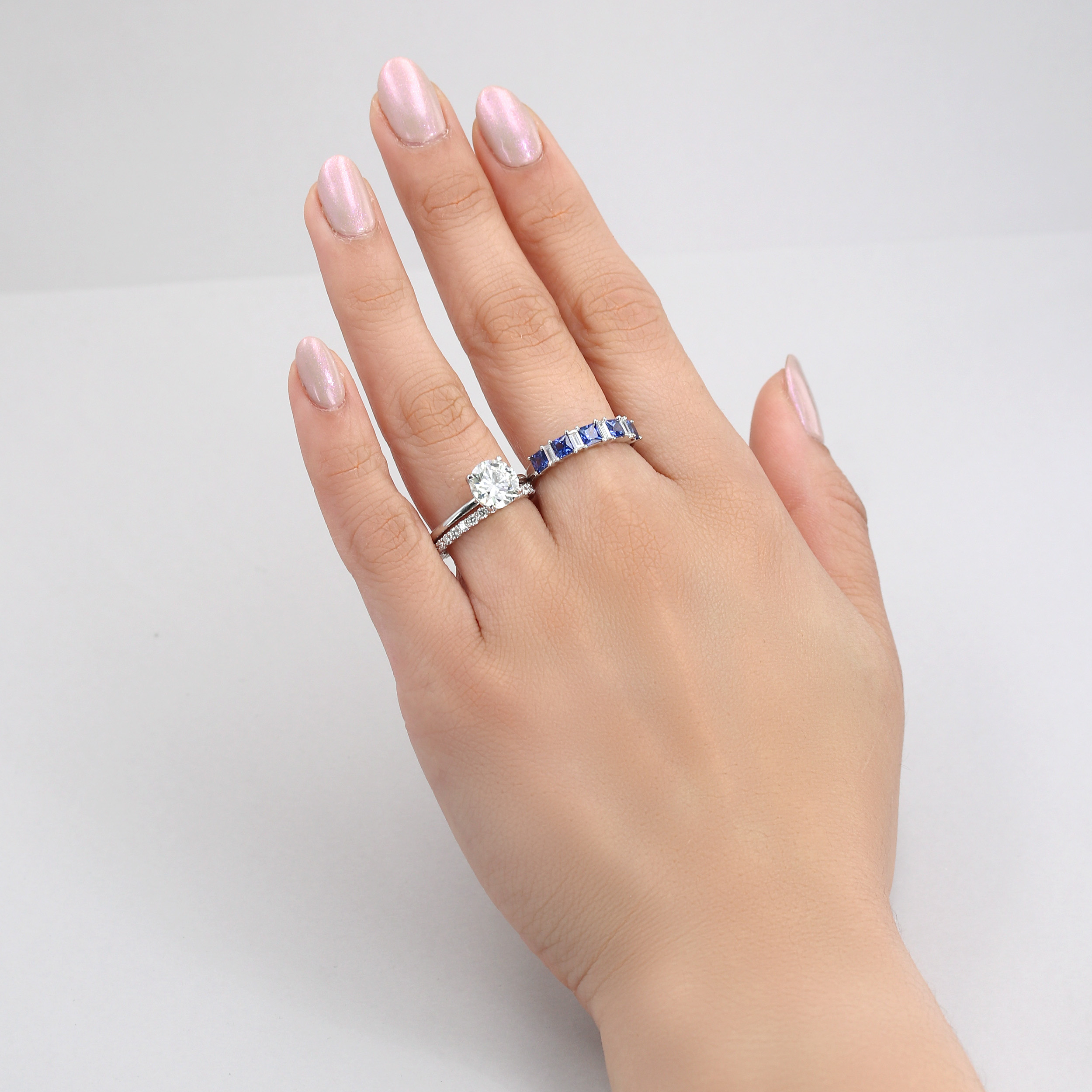 0.65tw Eternal Pave Diamond Wedding Band Image 5 La Mine d'Or Moncton, NB