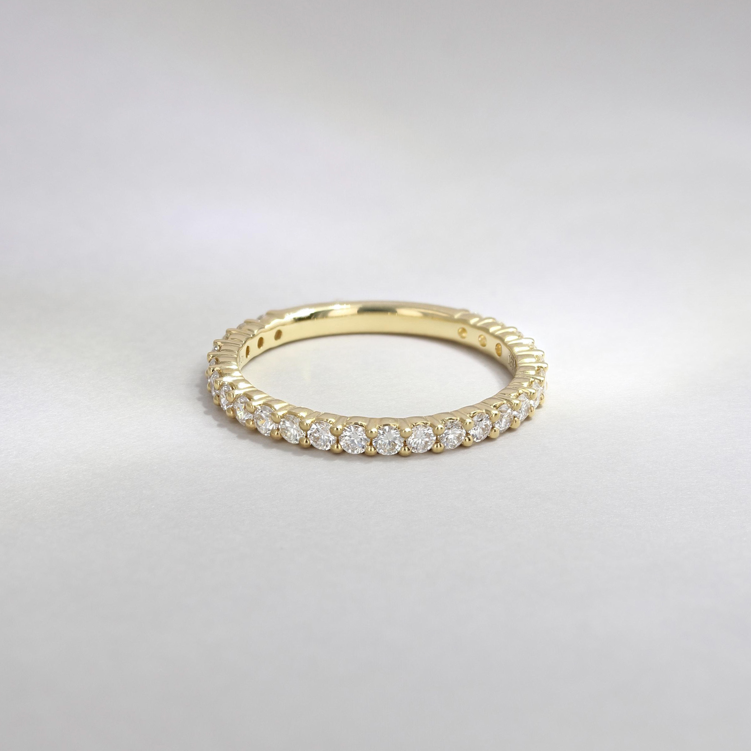0.65tw Eternal Pave Diamond Wedding Band Image 3 La Mine d'Or Moncton, NB