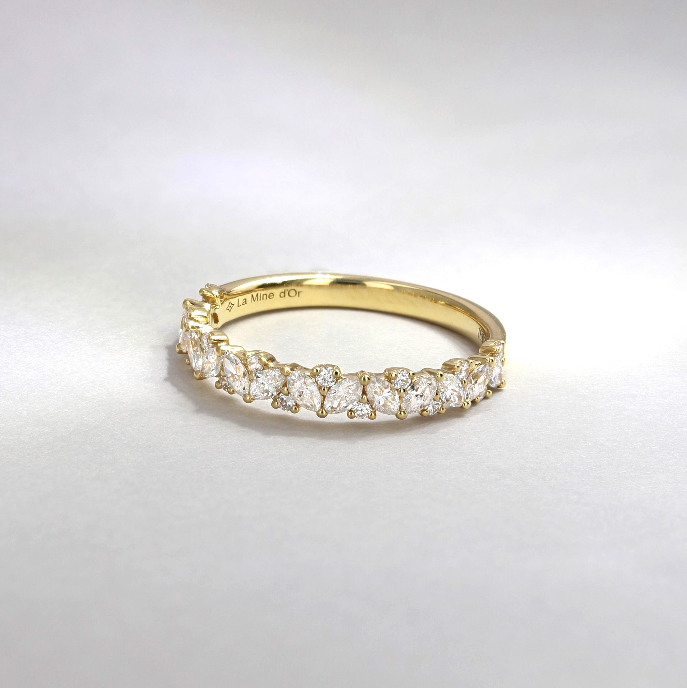 0.60tw Together Diamond Cluster Wedding Band Image 3 La Mine d'Or Moncton, NB