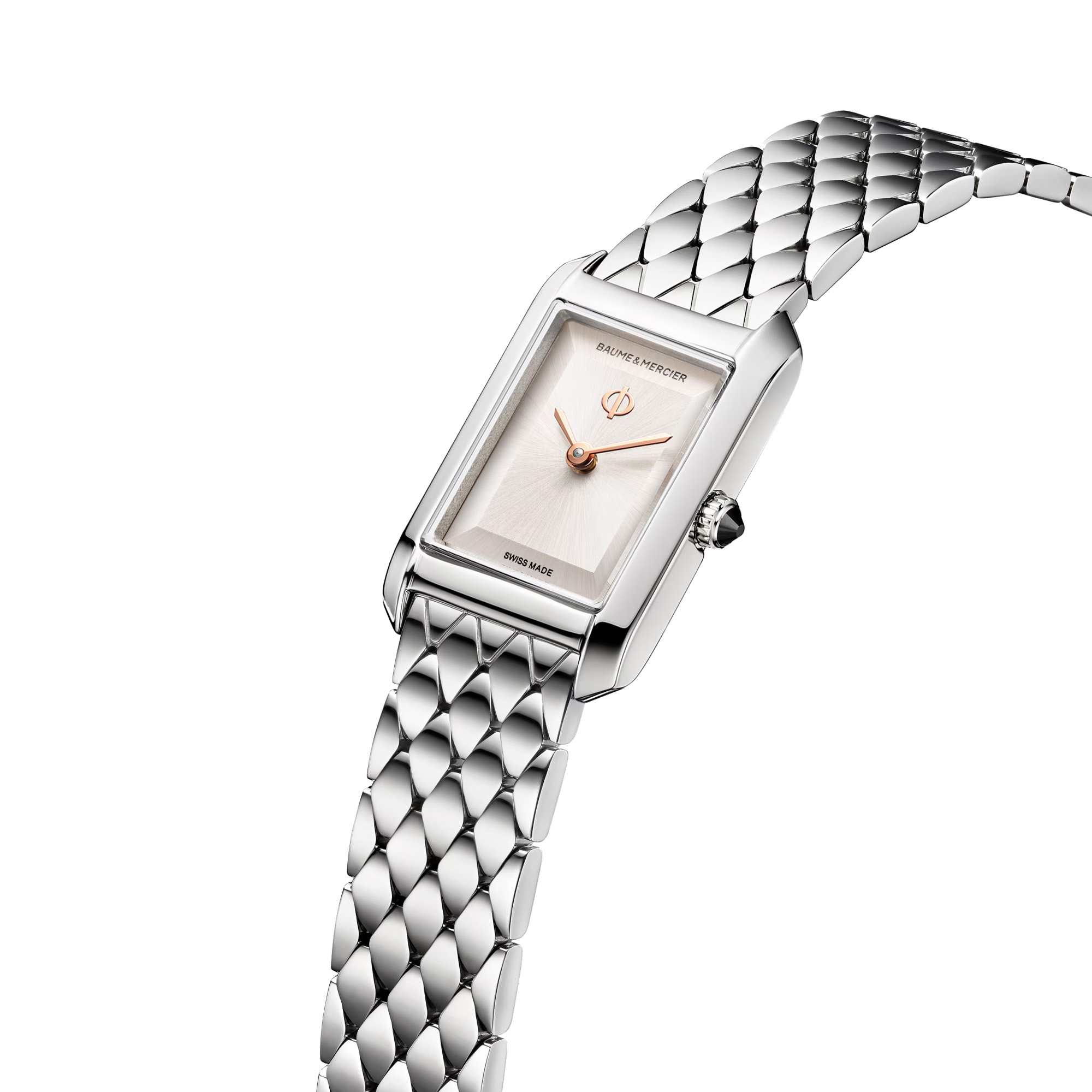 Baume & Mercier Hampton Quartz Silver Dial 28x17mm Image 3 La Mine d'Or Moncton, NB