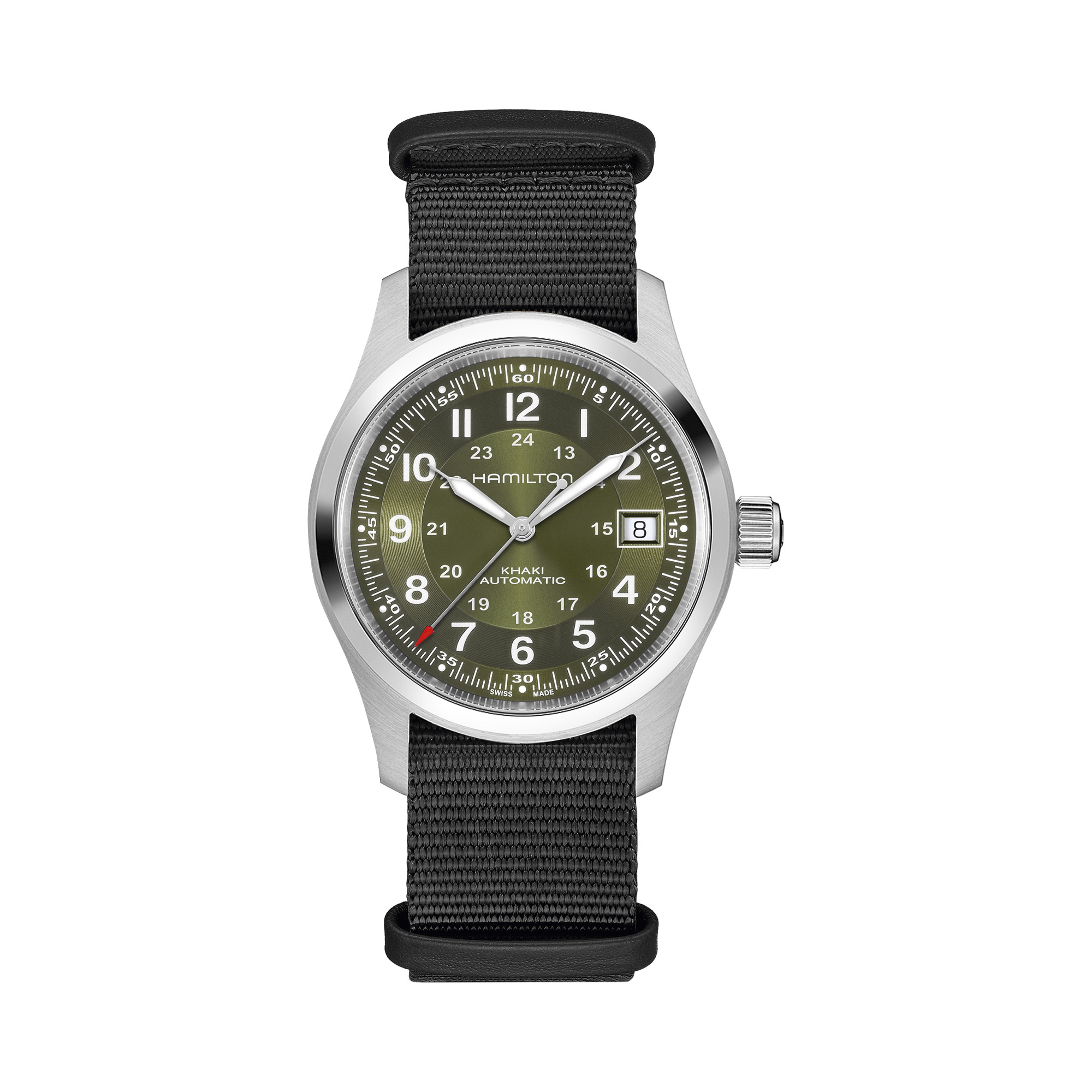 Hamilton Khaki Field Automatic Watch Green Dial 38mm La Mine d'Or Moncton, NB