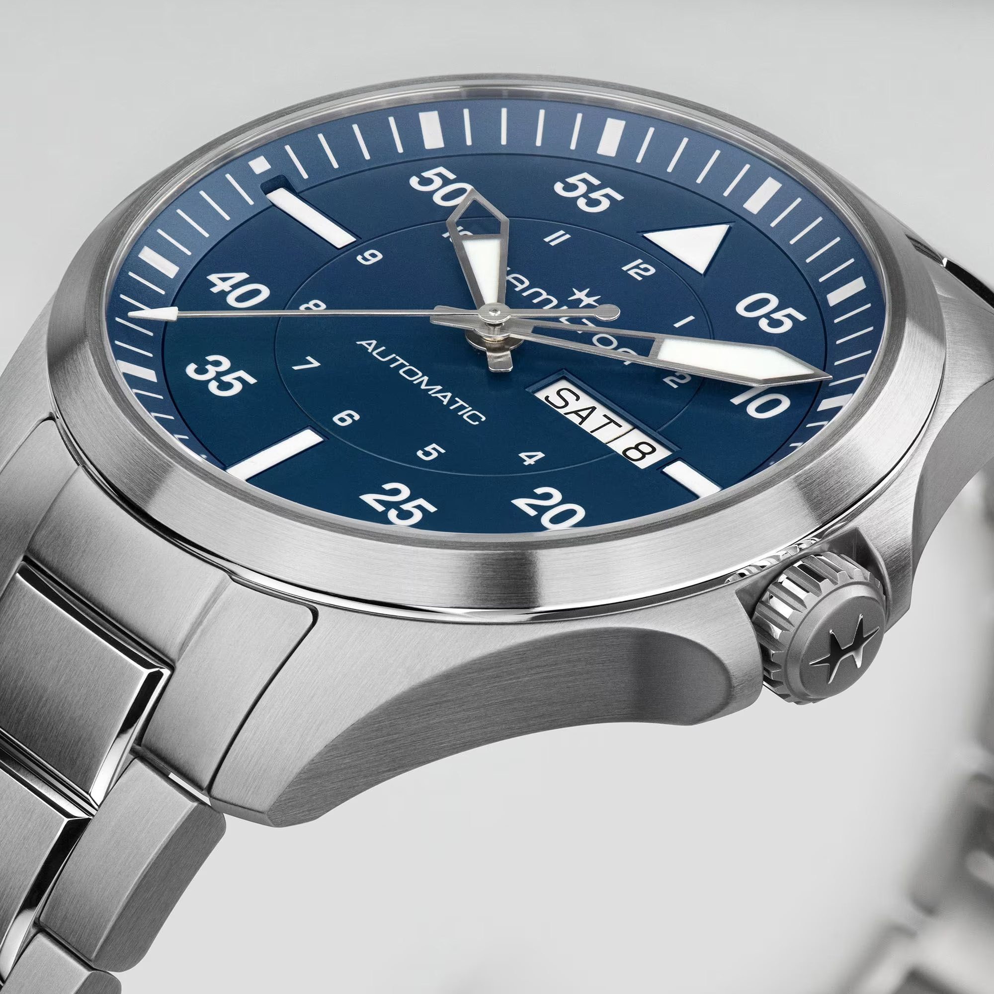 Hamilton Khaki Aviation Pilot Automatic Day Date 42mm Image 4 La Mine d'Or Moncton, NB