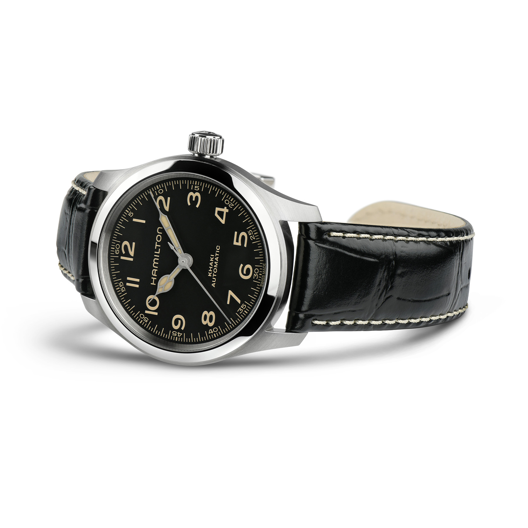 Hamilton Khaki Field Murph Automatic Watch Black Dial 38mm Image 2 La Mine d'Or Moncton, NB