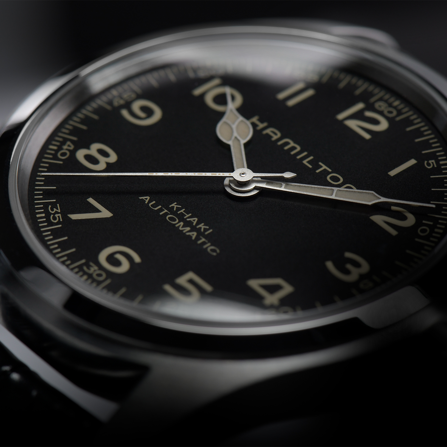 Hamilton Khaki Field Murph Automatic Watch Black Dial 42mm Image 2 La Mine d'Or Moncton, NB
