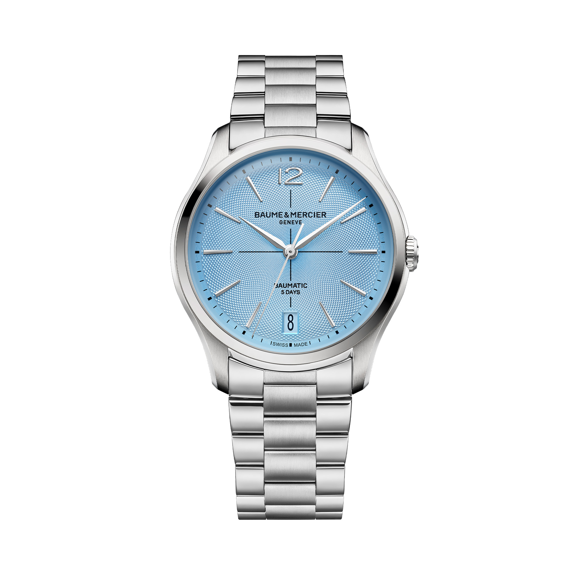 Baume & Mercier Clifton Automatic Watch Glacier Blue Dial 39mm La Mine d'Or Moncton, NB